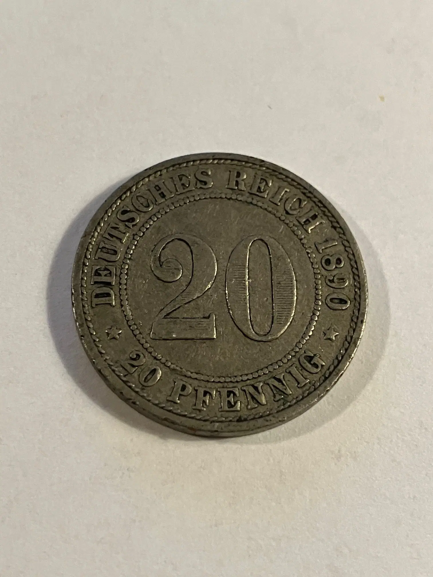 20 Pfennig 1890 Germany