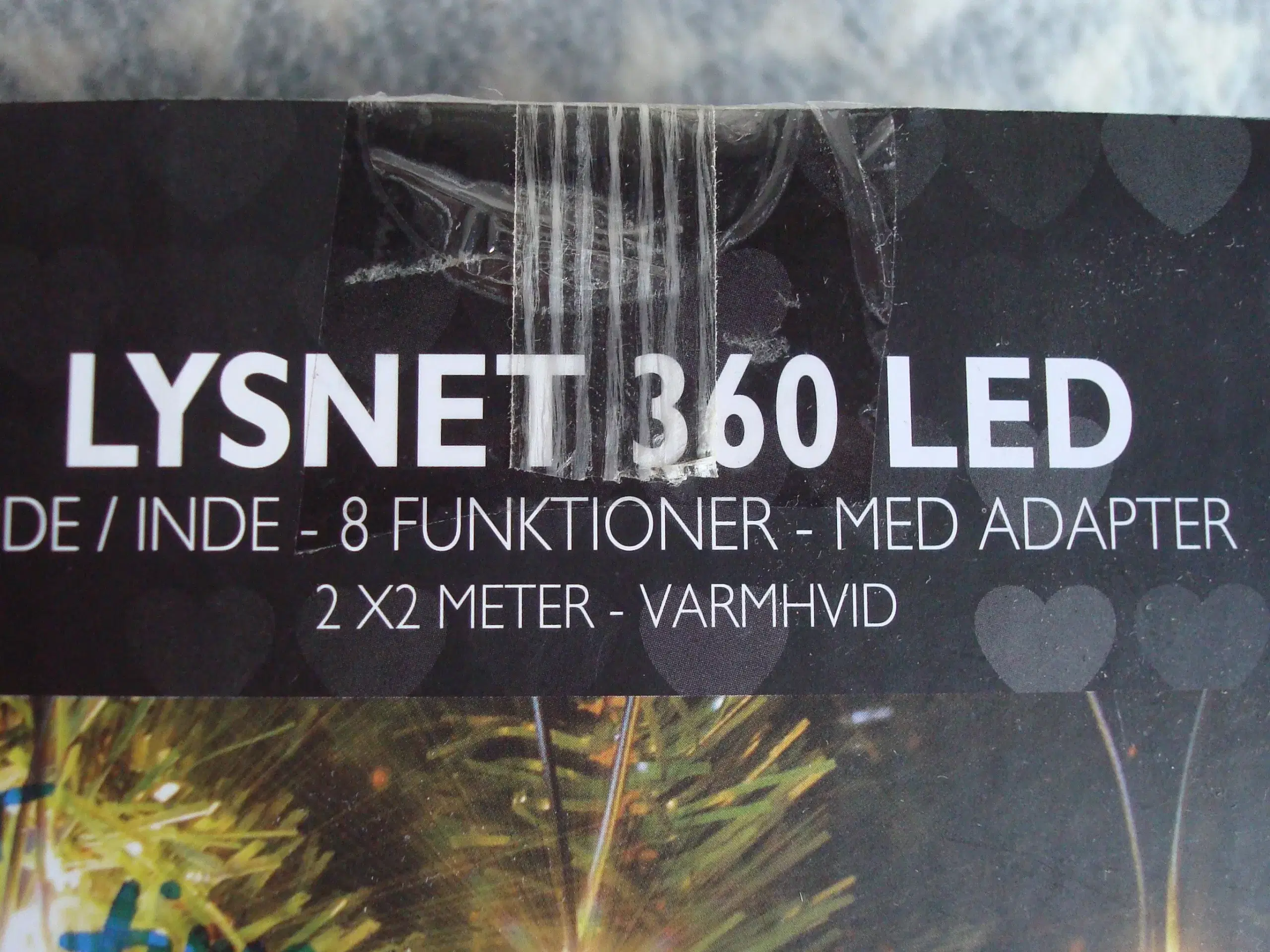 Lysnet med 360 LED