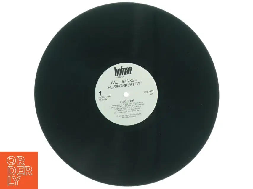 Paul Banks  Musikkorkestret - Twostep LP fra Hofnar Records (str 31 x 31 cm)