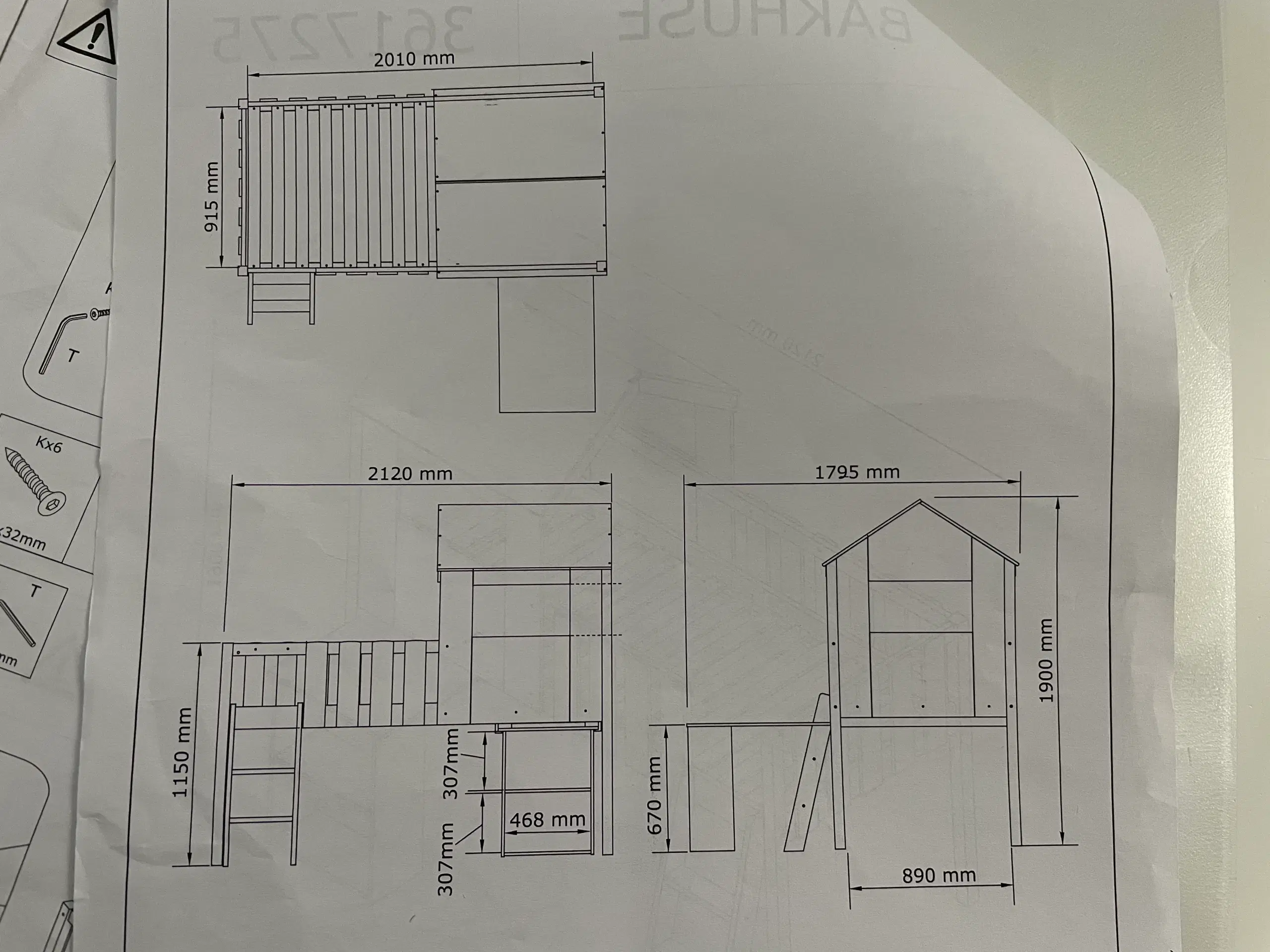 Halvhøj seng Bakhuse