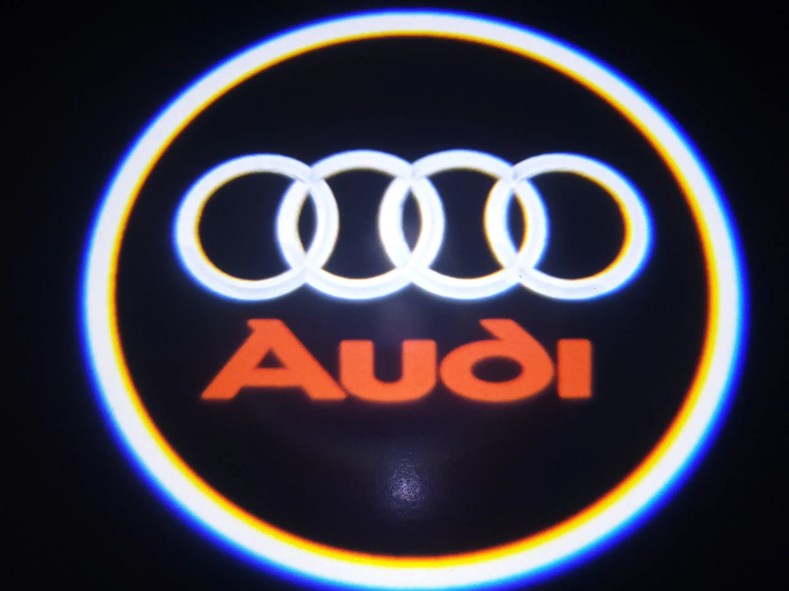 NY! AUDI LED Dørprojektor Lys / AUDI Dør LOGO LED