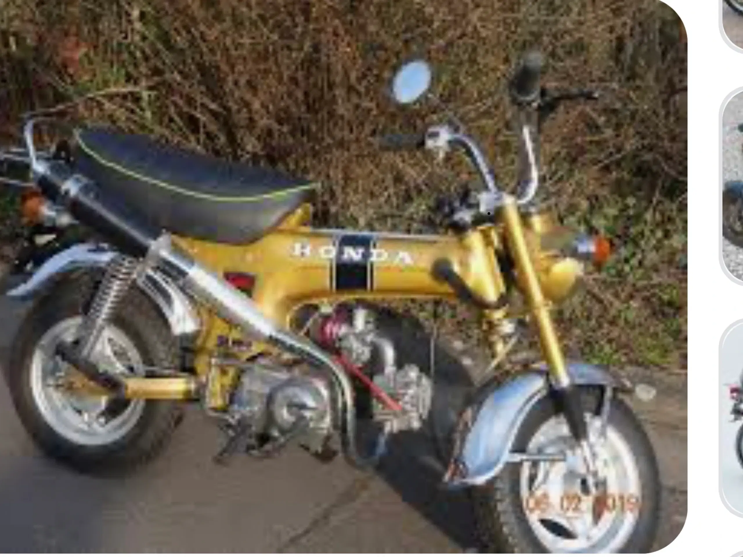 Købes: Honda Dax 50 73-73 Dansk