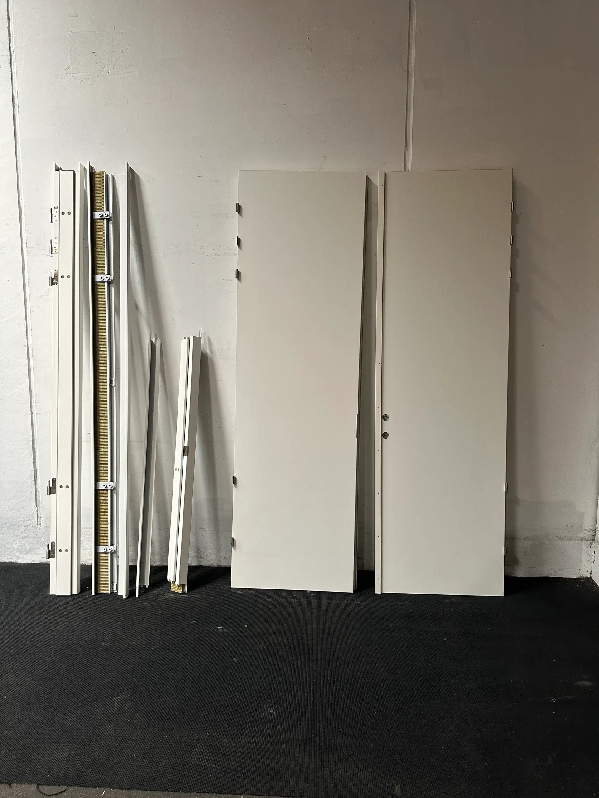 Nordicdoor massiv indvendig dobbelt dør bd60 db25 melamin 1520x2552mm hvid