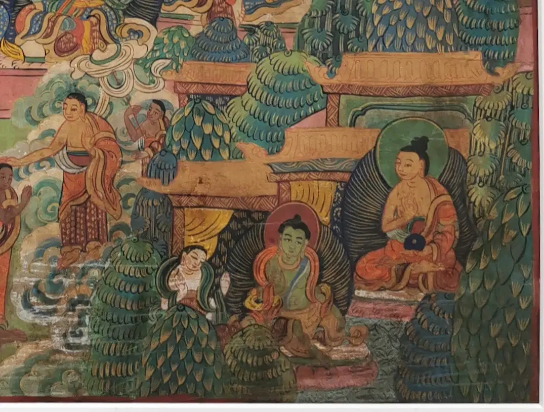 Antik Tibetansk Thangka