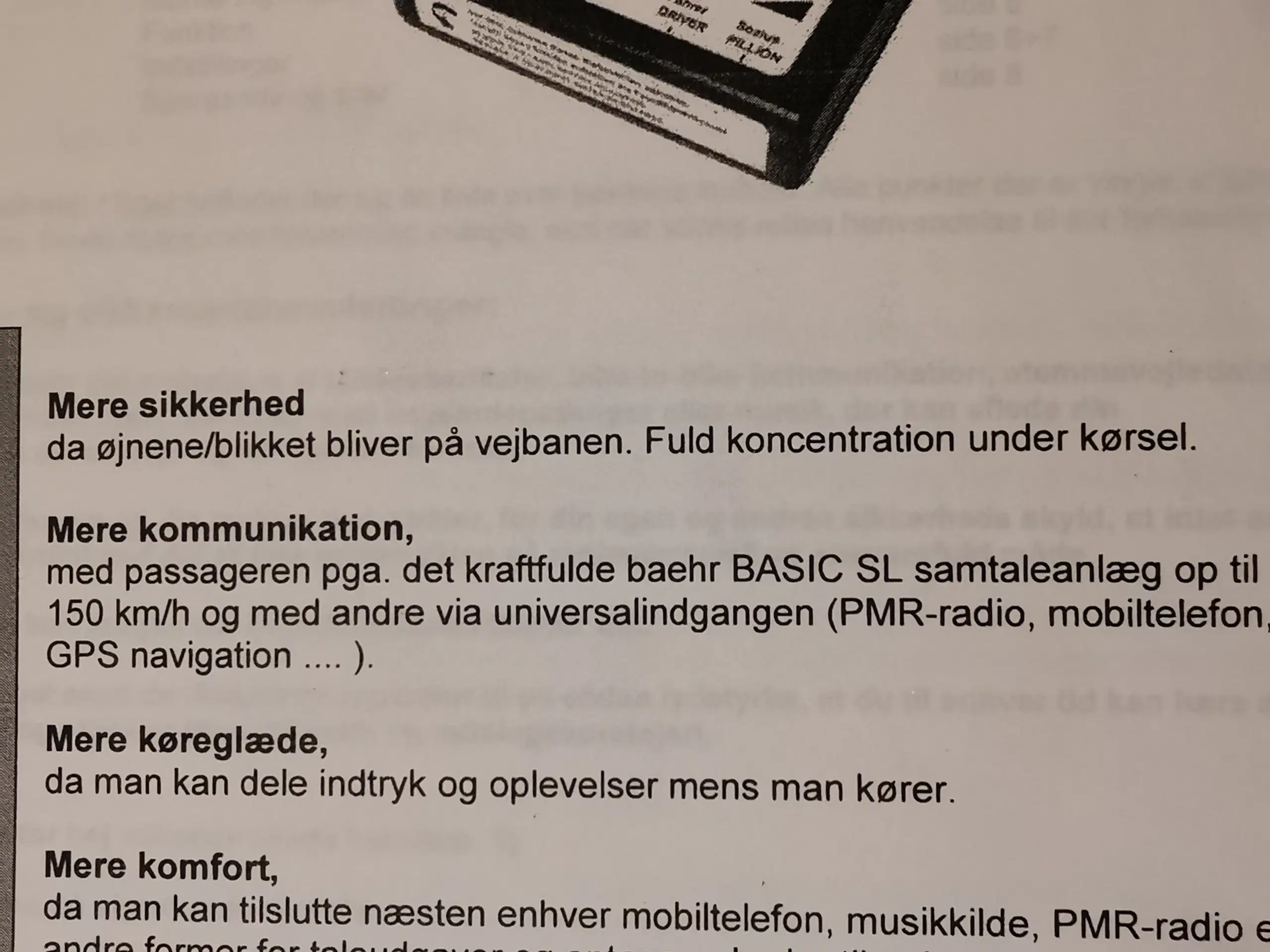 Baehr BASIC SL samtale anlæg