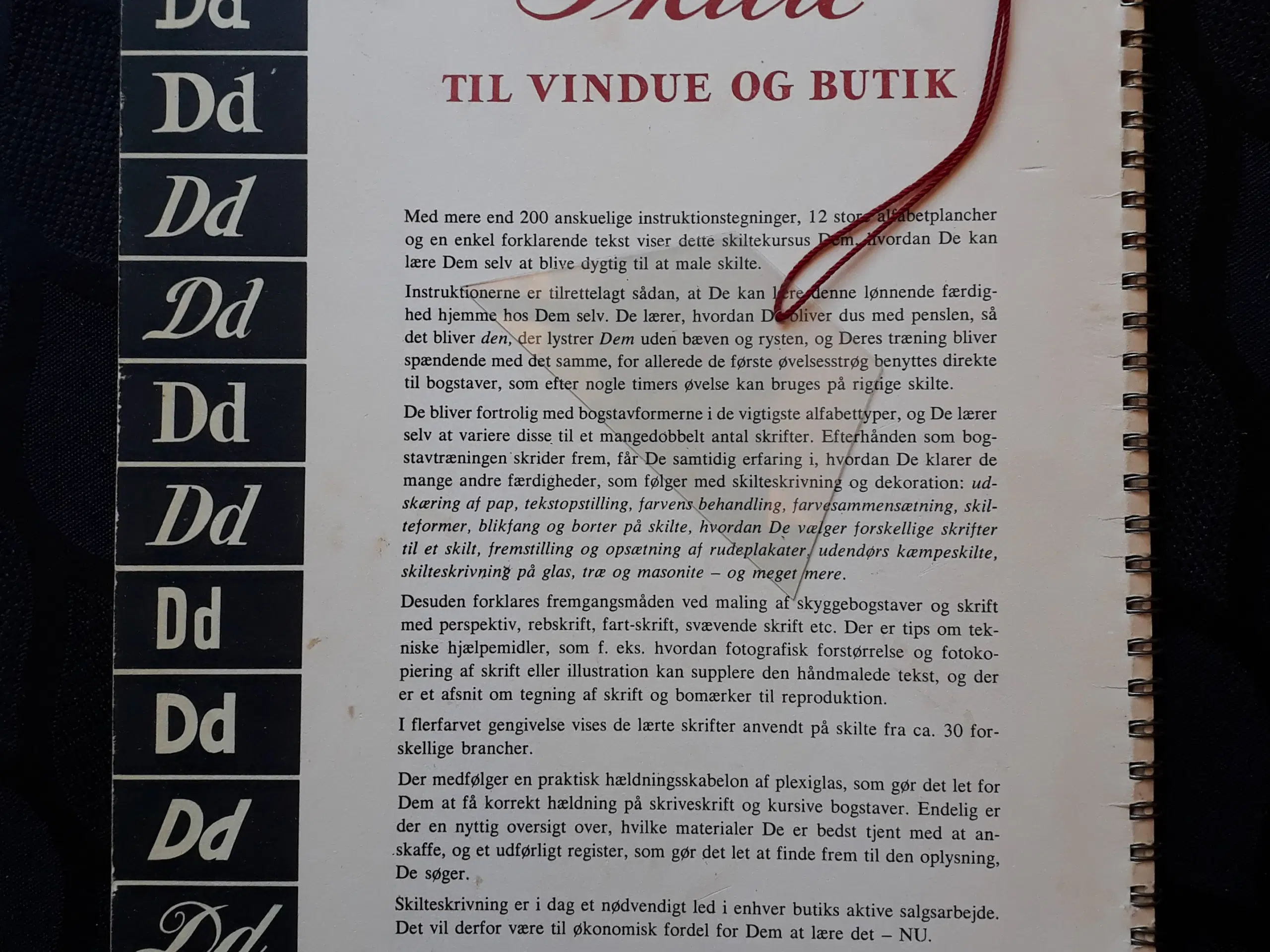 Skilte til Vinduer og Butik