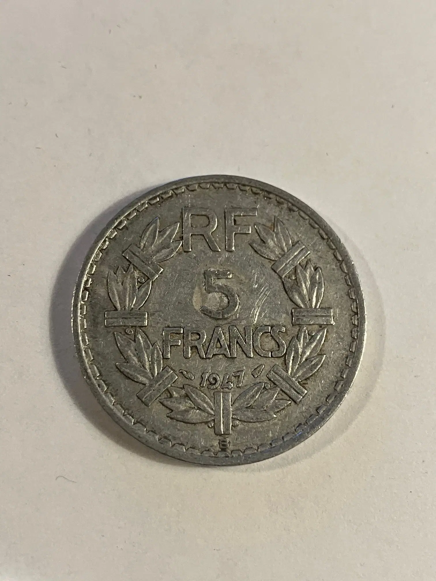 5 Francs 1947 France