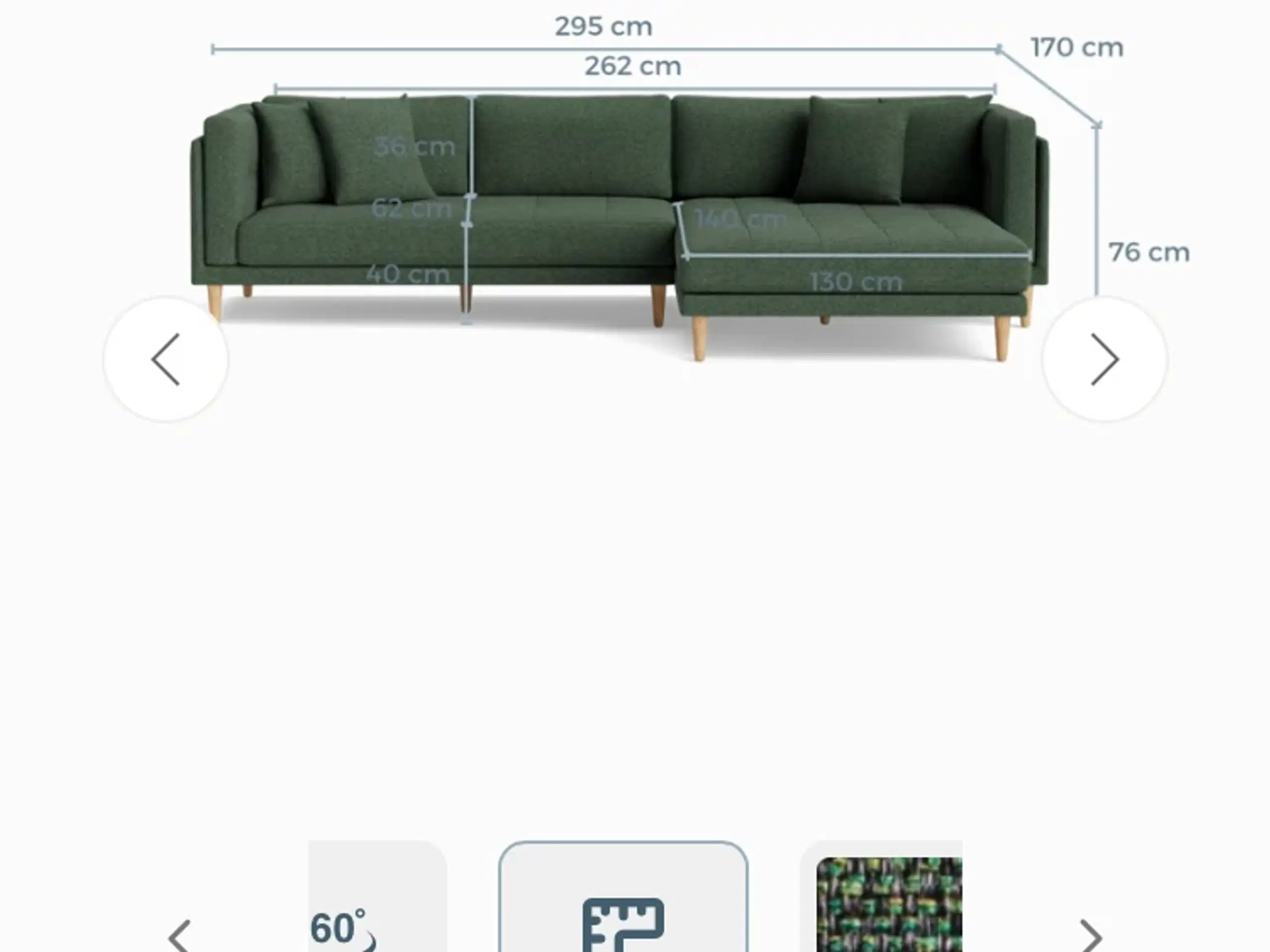 Chaiselong  sofa