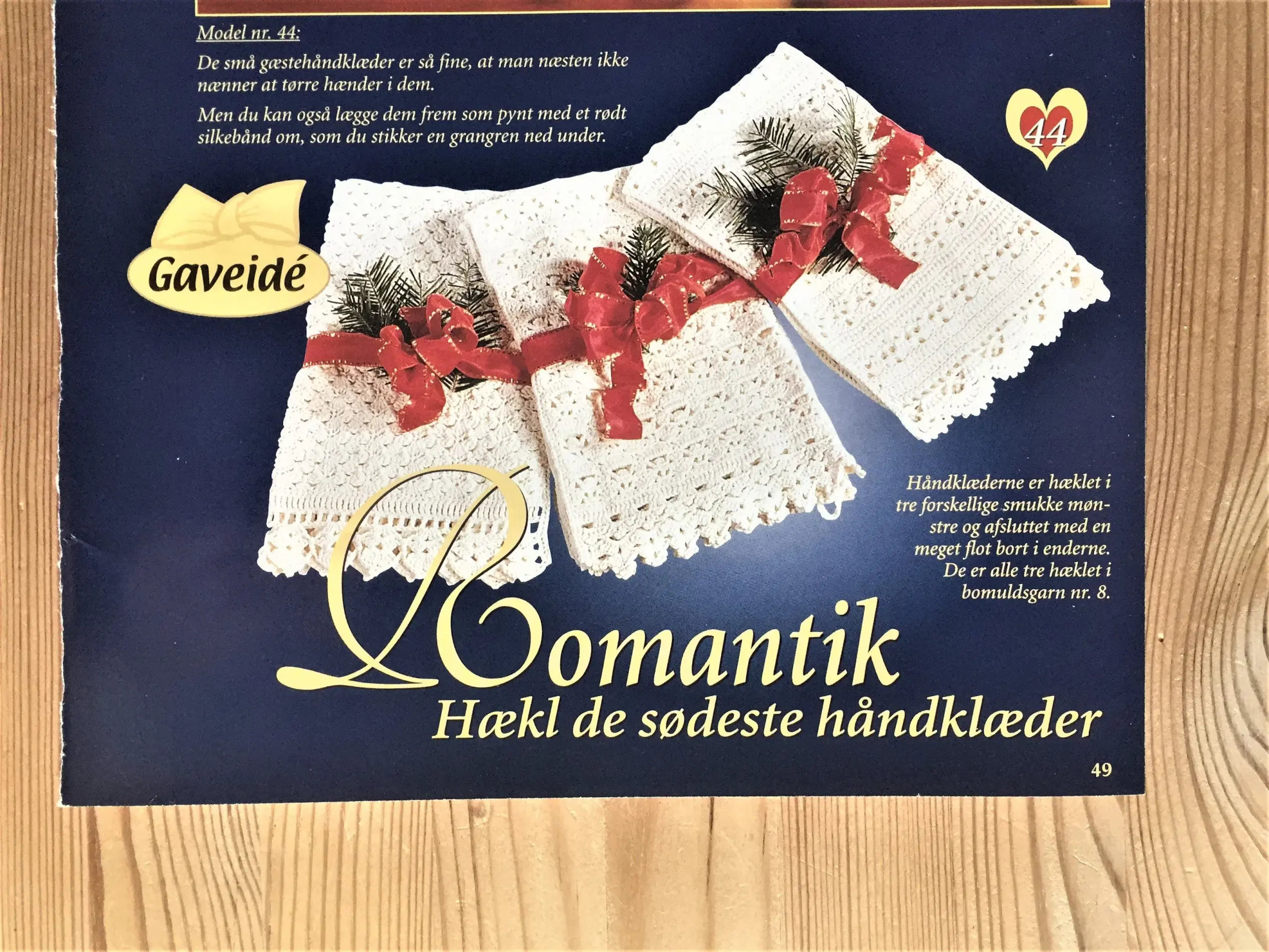 Romantik hækl de sødeste håndklæder