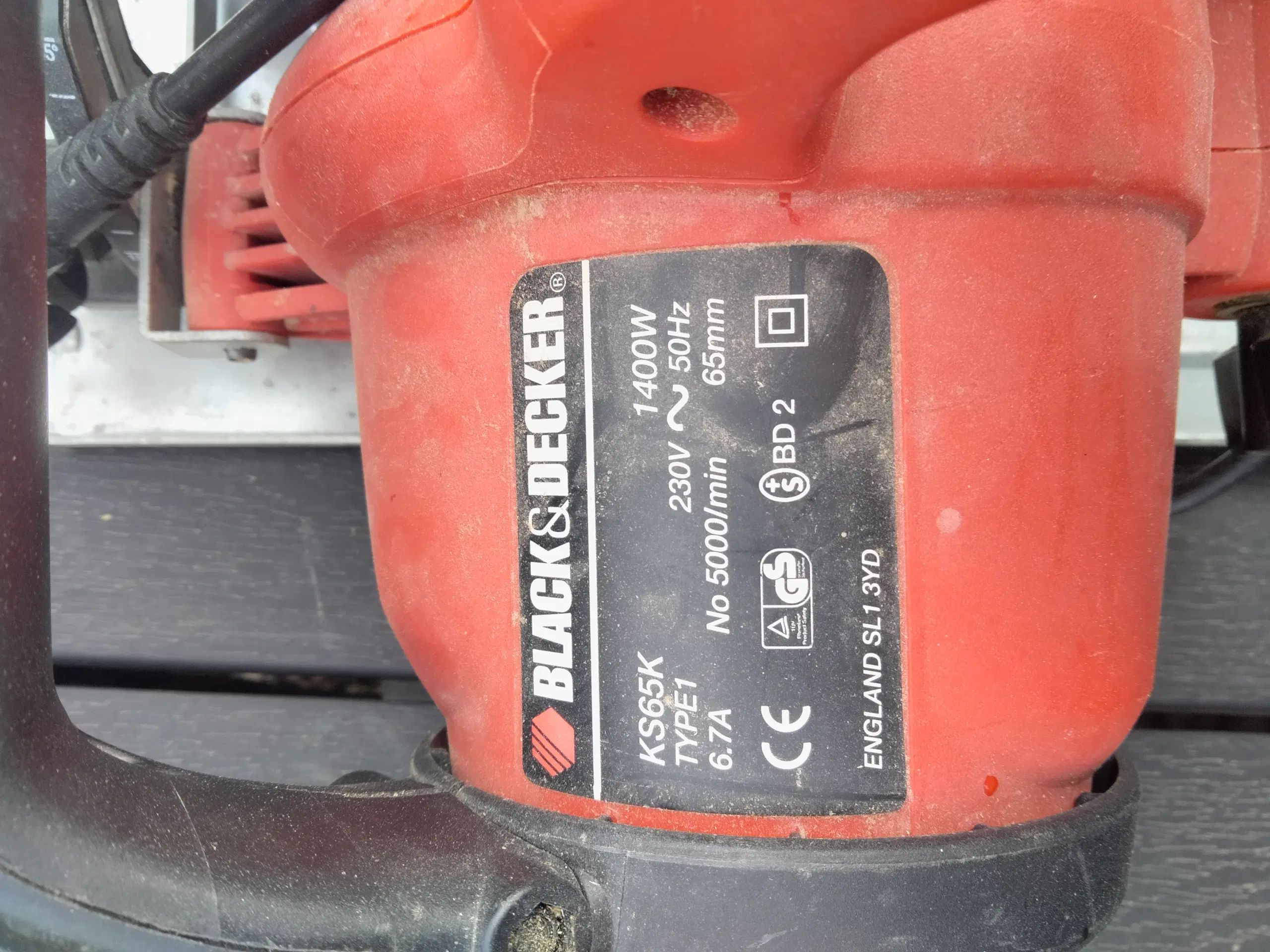 Black  decker rundsav 1400w