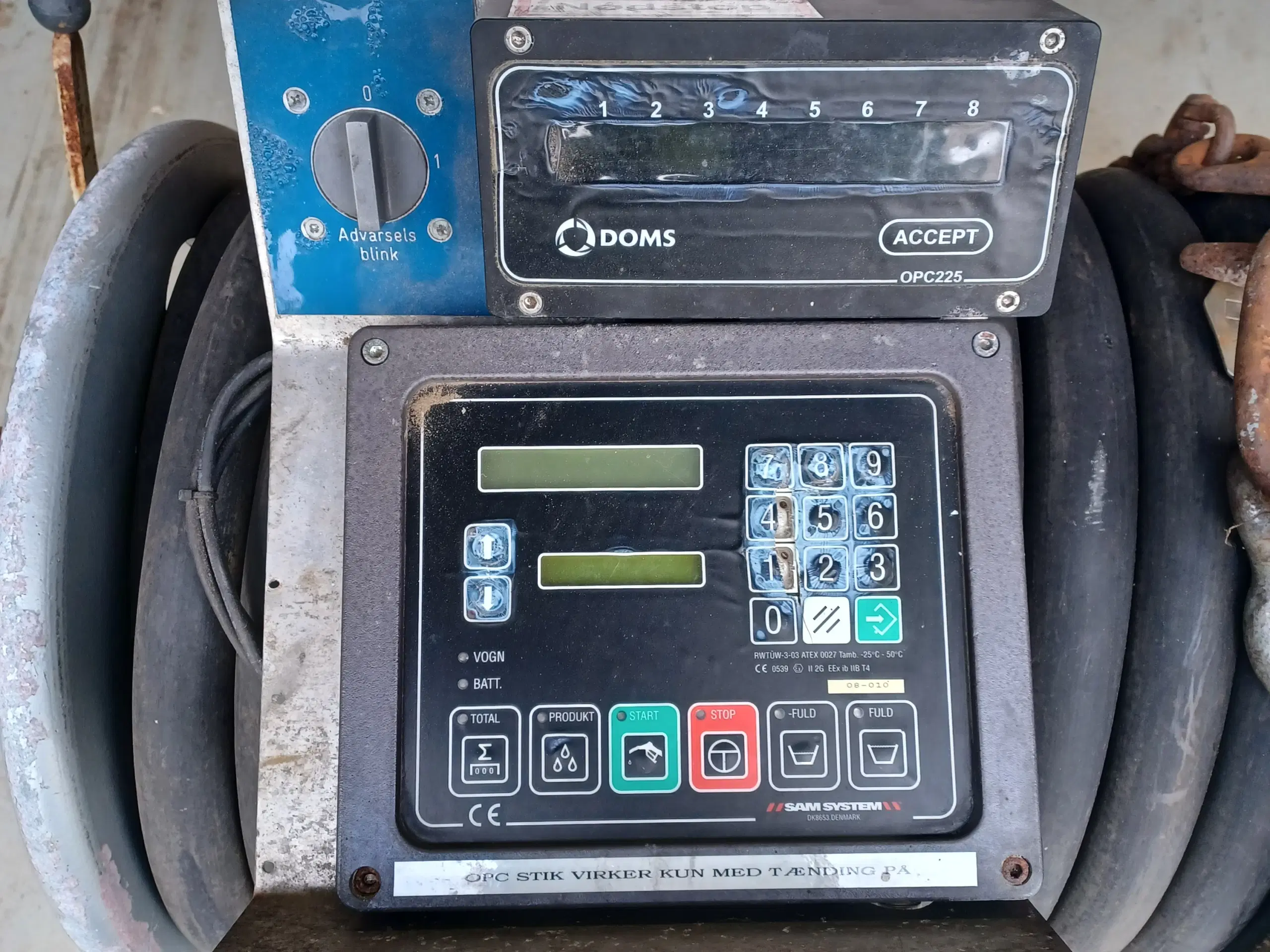 Elektronisk oliemåler DOMS OPC 225 + SAM System