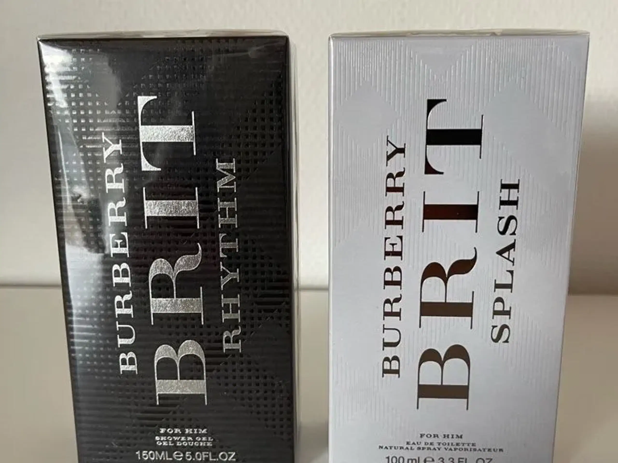 Burberry Brit Rhythm og Splash For Men nye