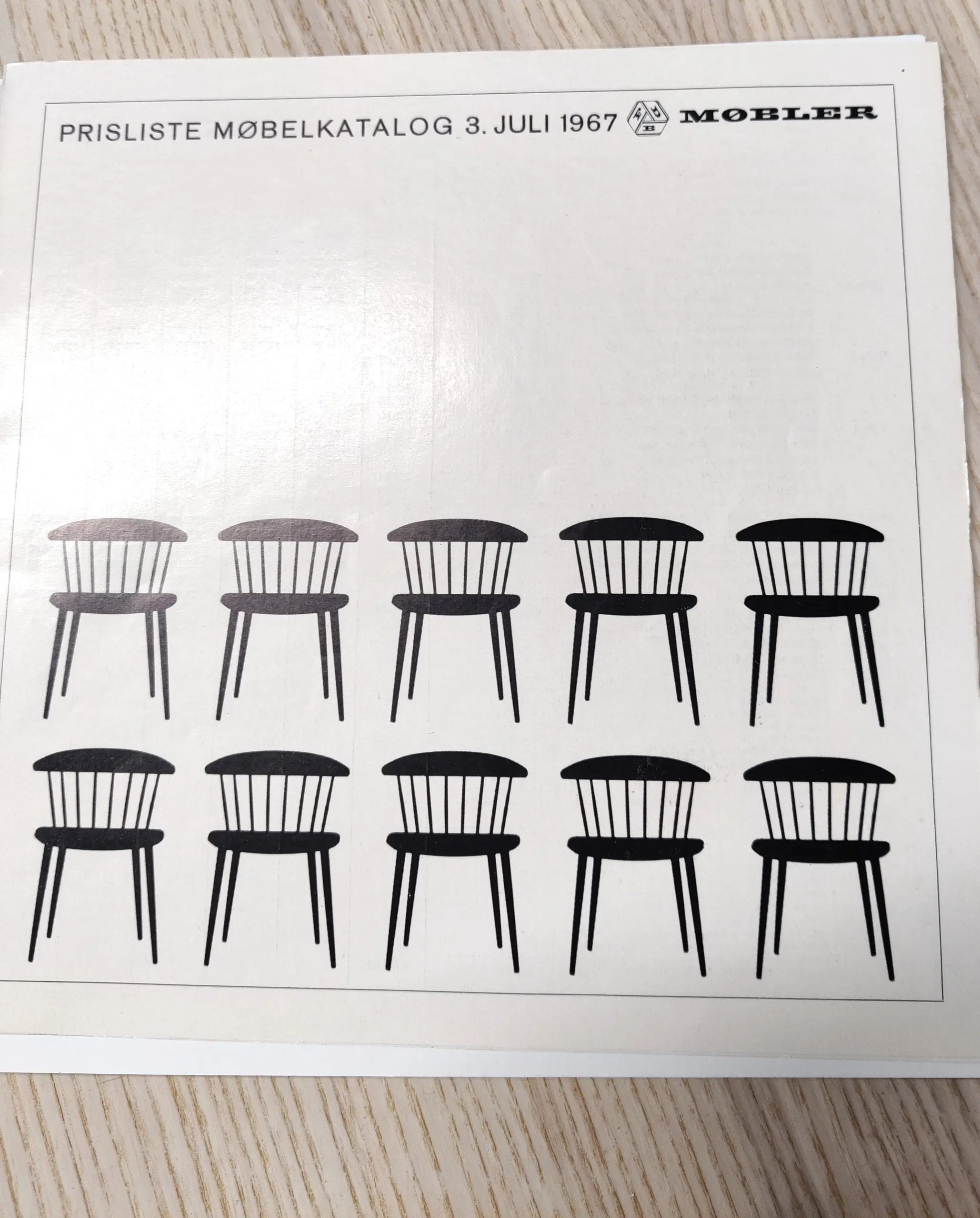 FDB Møbler - Katalog 1967 med prisliste 48 sider