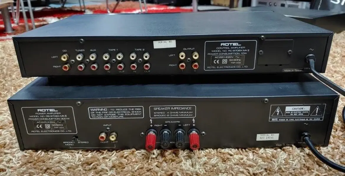 Rotel 970BX Pre  Power Amplifier