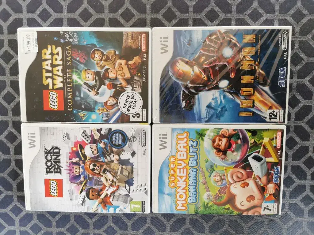 8 fantastiske Wii spil (100-175kr)