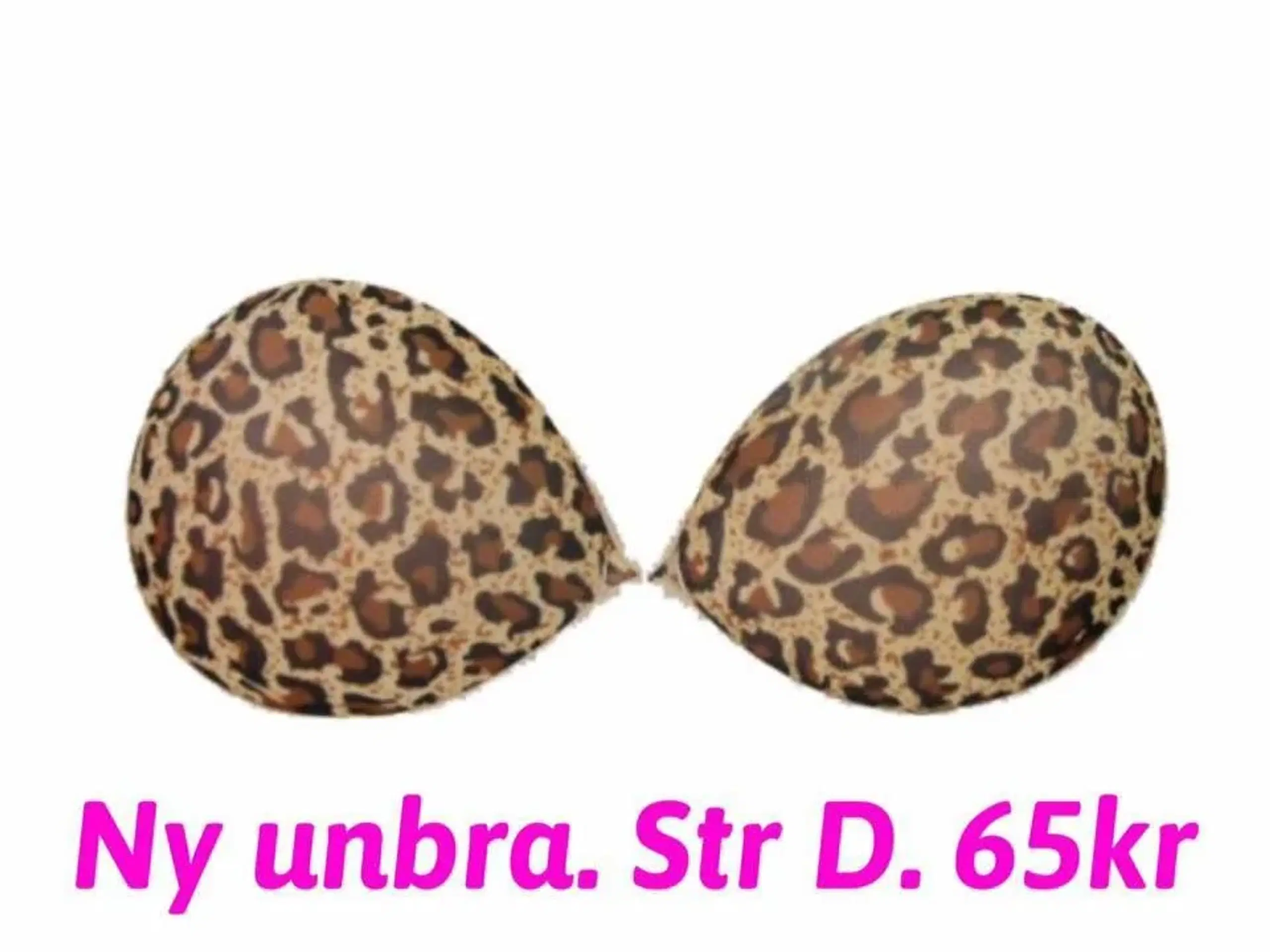 ny selvsiddende leopard unbra/bh