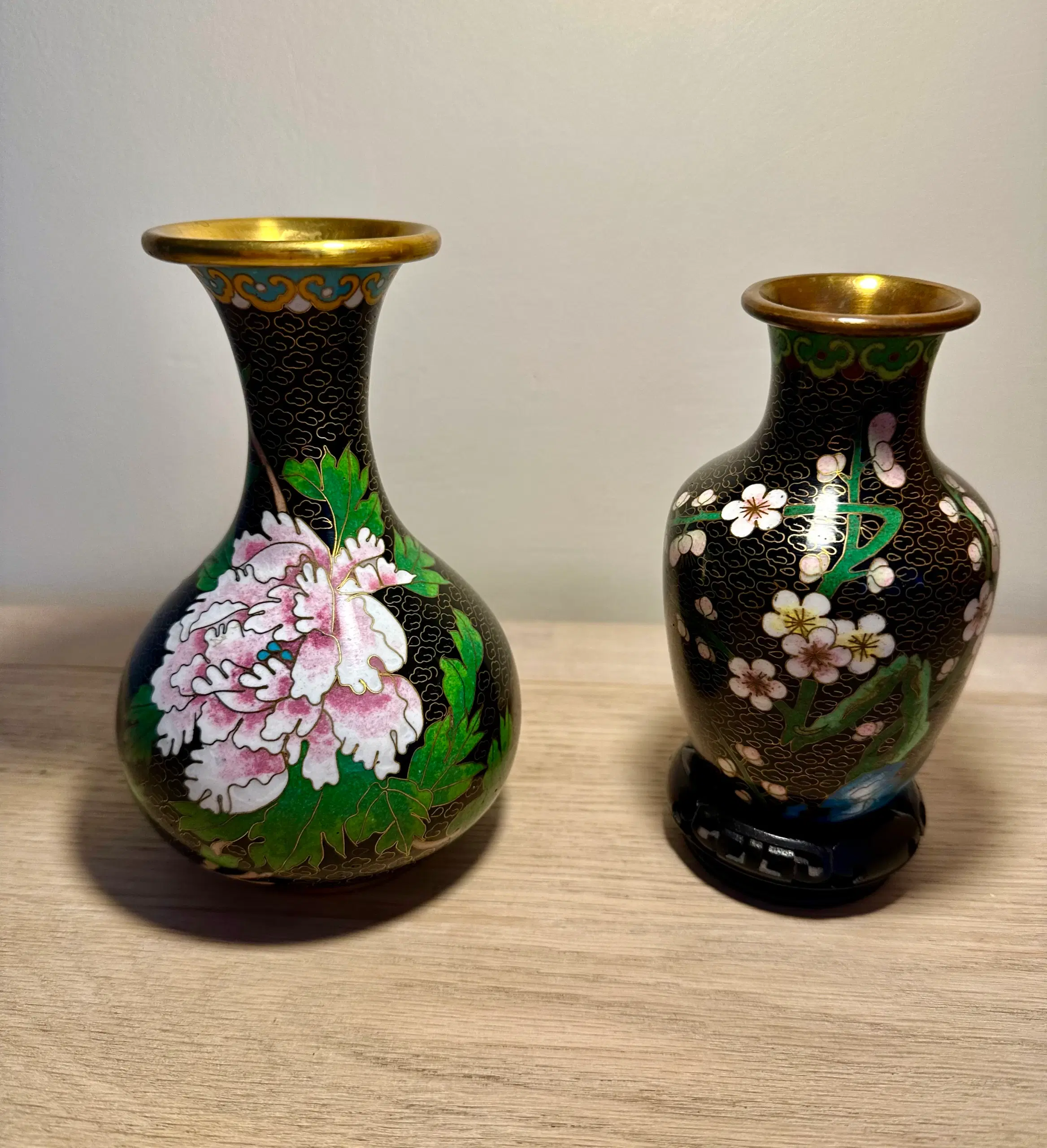 Vintage CLOISONNE vaser sælges