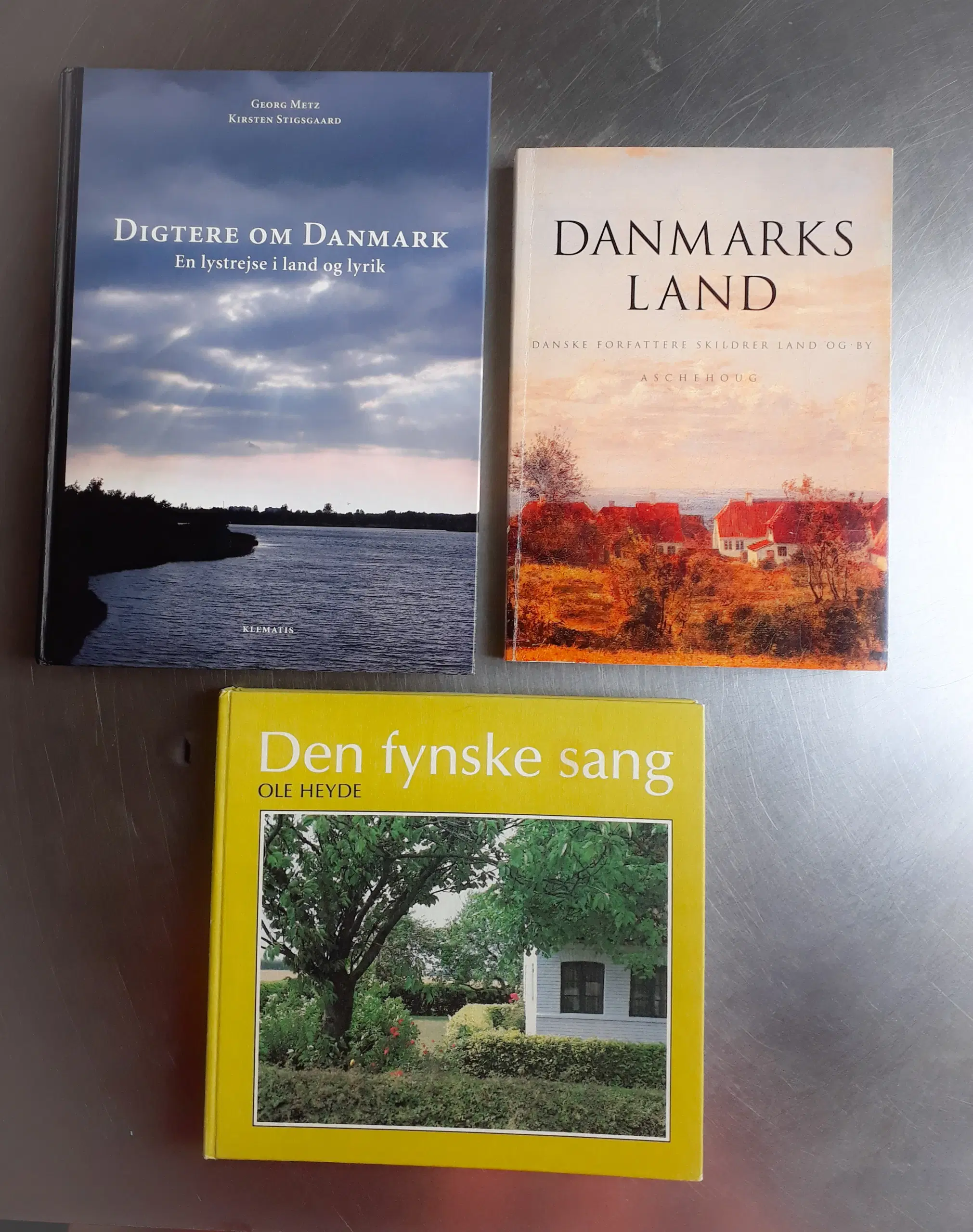 3 Bøger om Danmark Lyrik og Sang