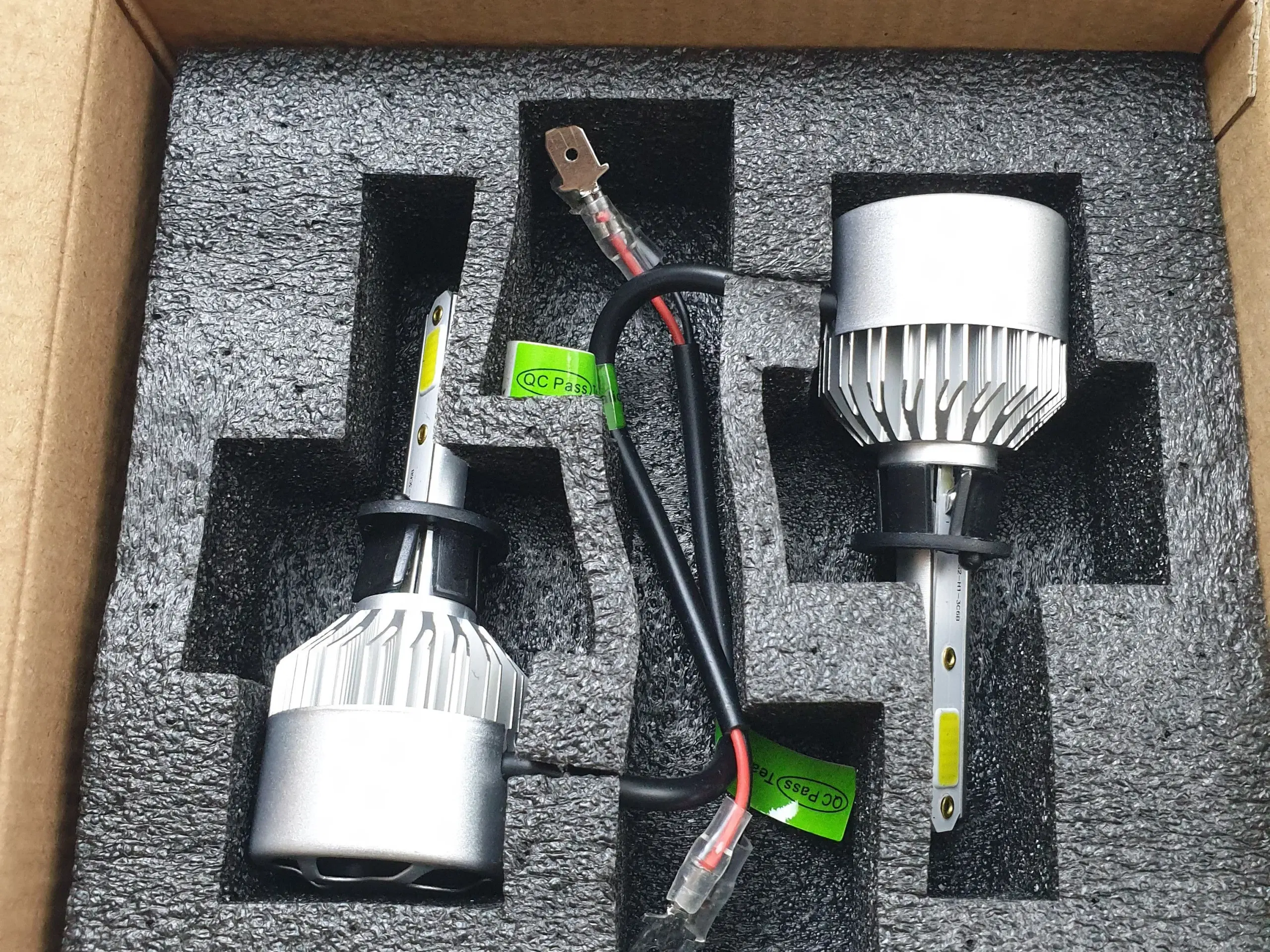 NY! H1 COB LED Pærer 16000LM 6500K 72W