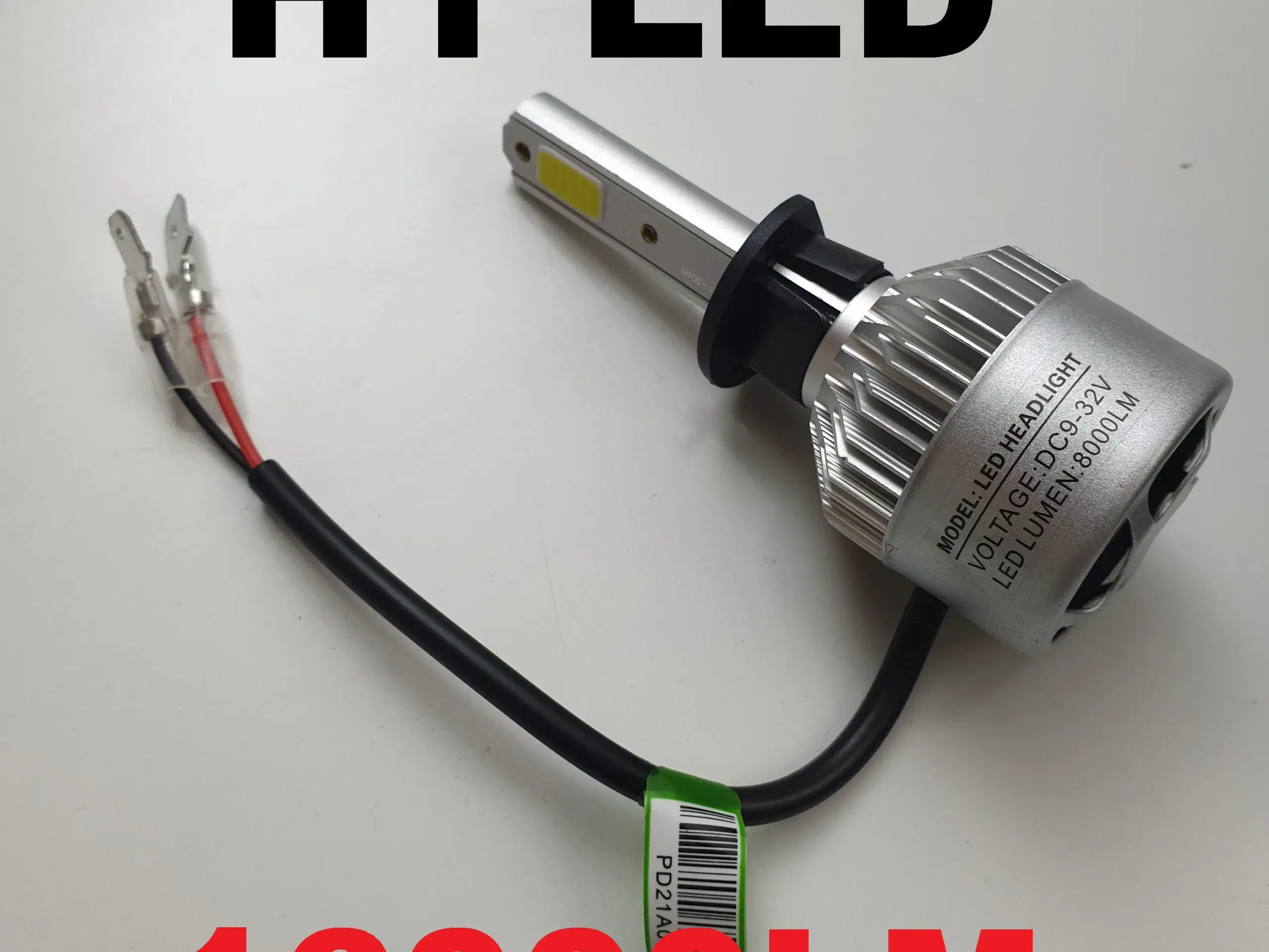 NY! H1 COB LED Pærer 16000LM 6500K 72W