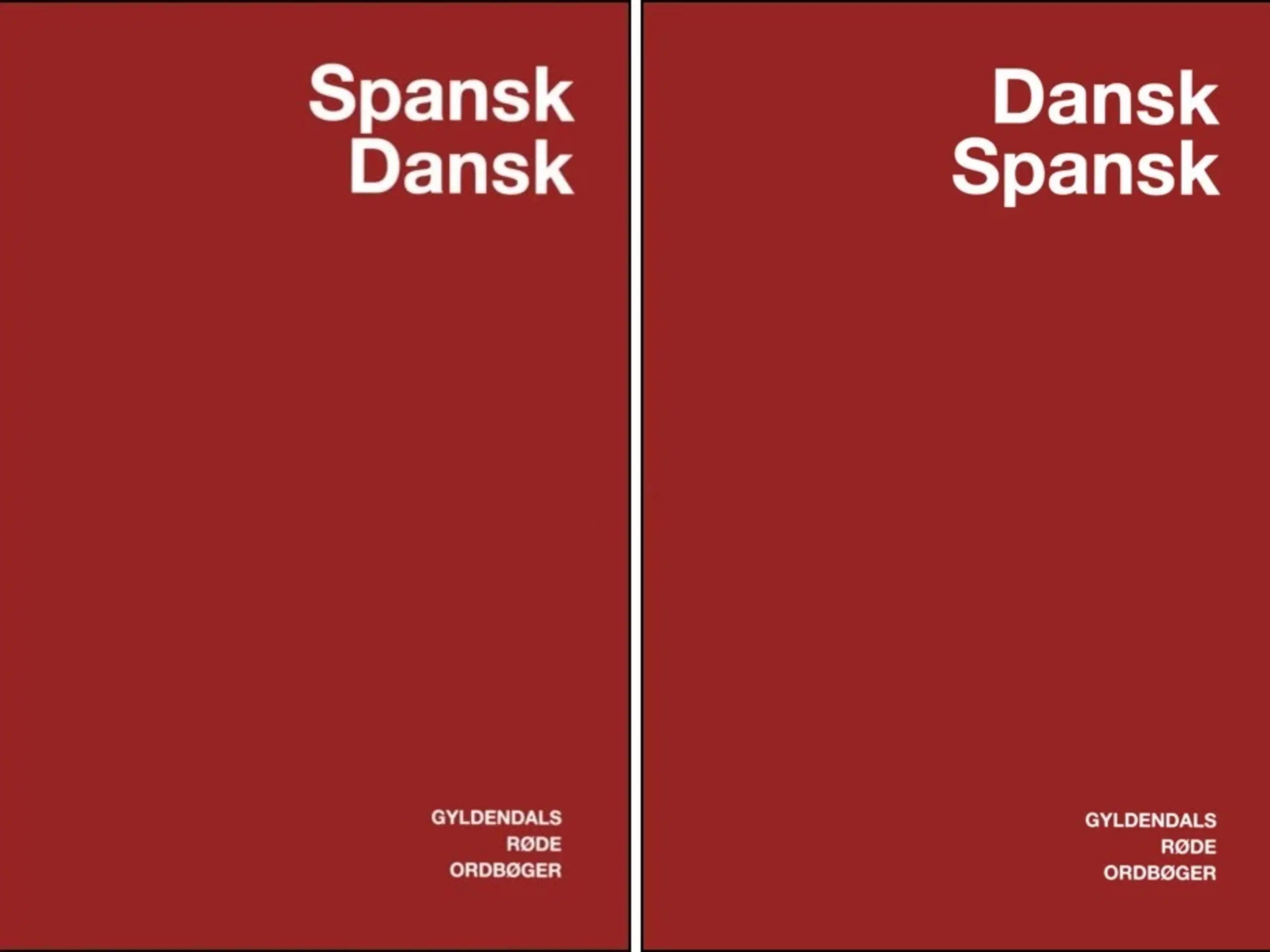 Spansk-Dansk + Dansk-Spansk ordbøger