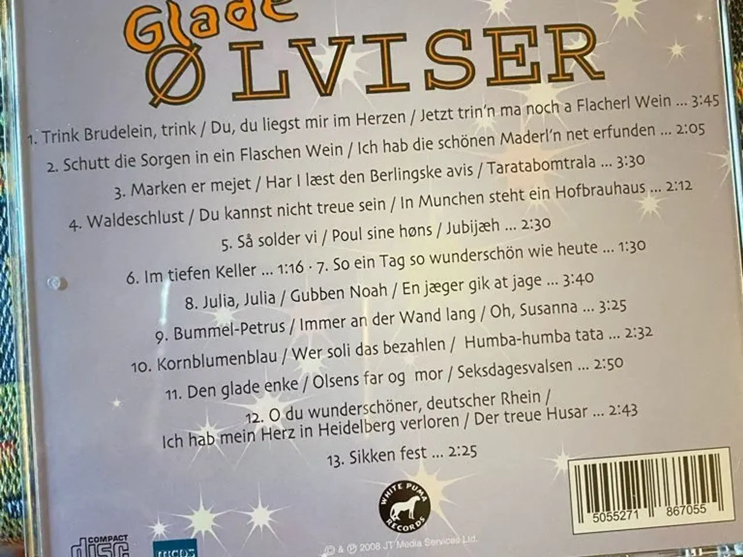 Glade ølviser vol 1-6