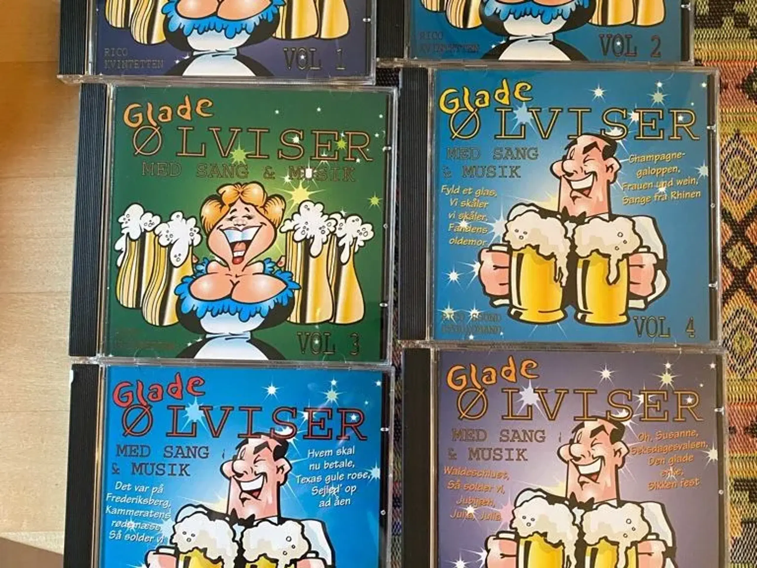 Glade ølviser vol 1-6