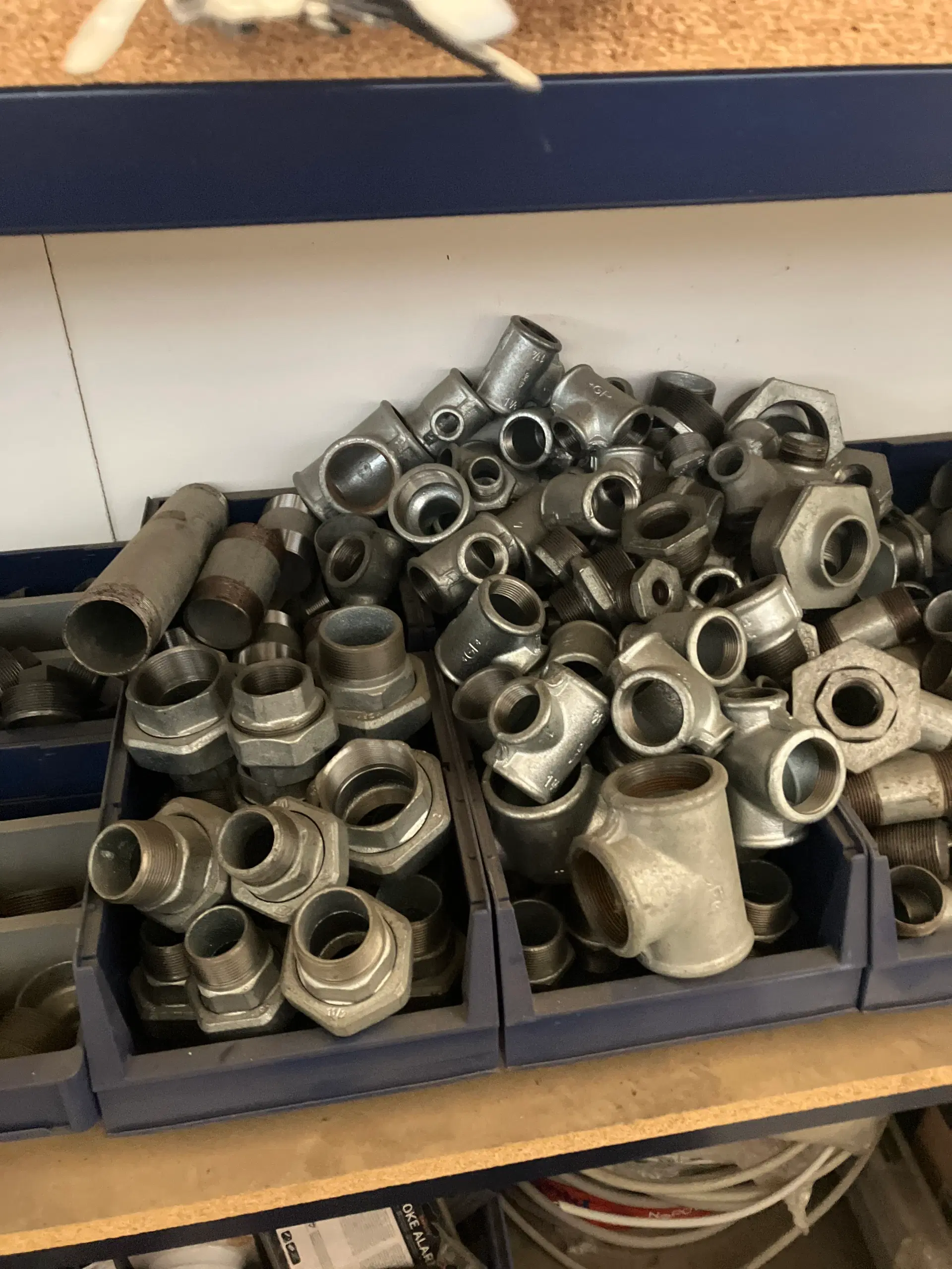 Galvaniseret gevind fittings