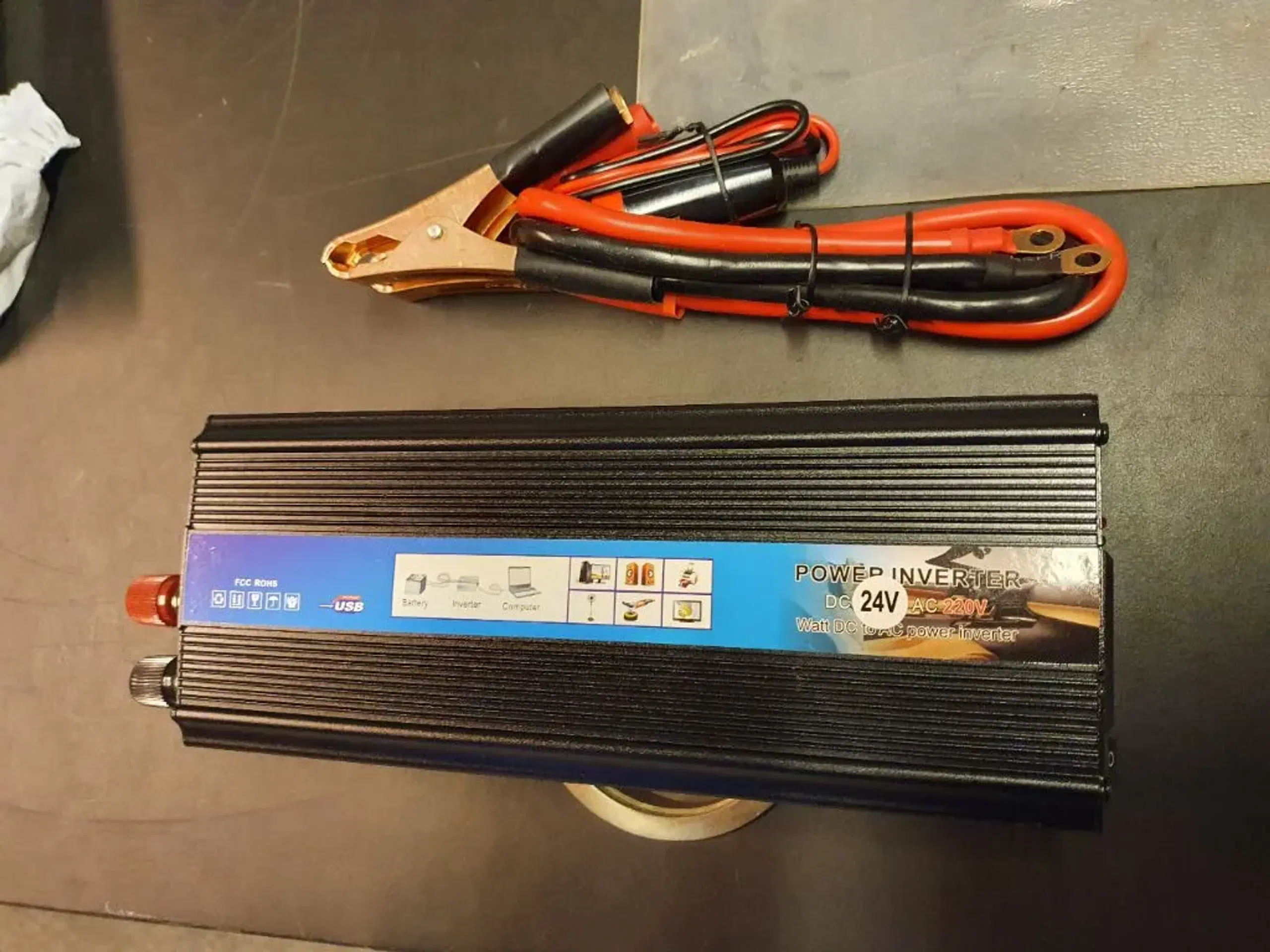 Inverter/omformer 24v-220v 5000w peak