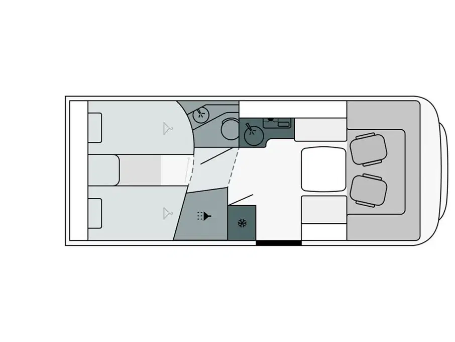 2024 - Etrusco I 7400 SBC Aut   Lækker integreret autocamper med automatgear fra Hinshøj Caravan