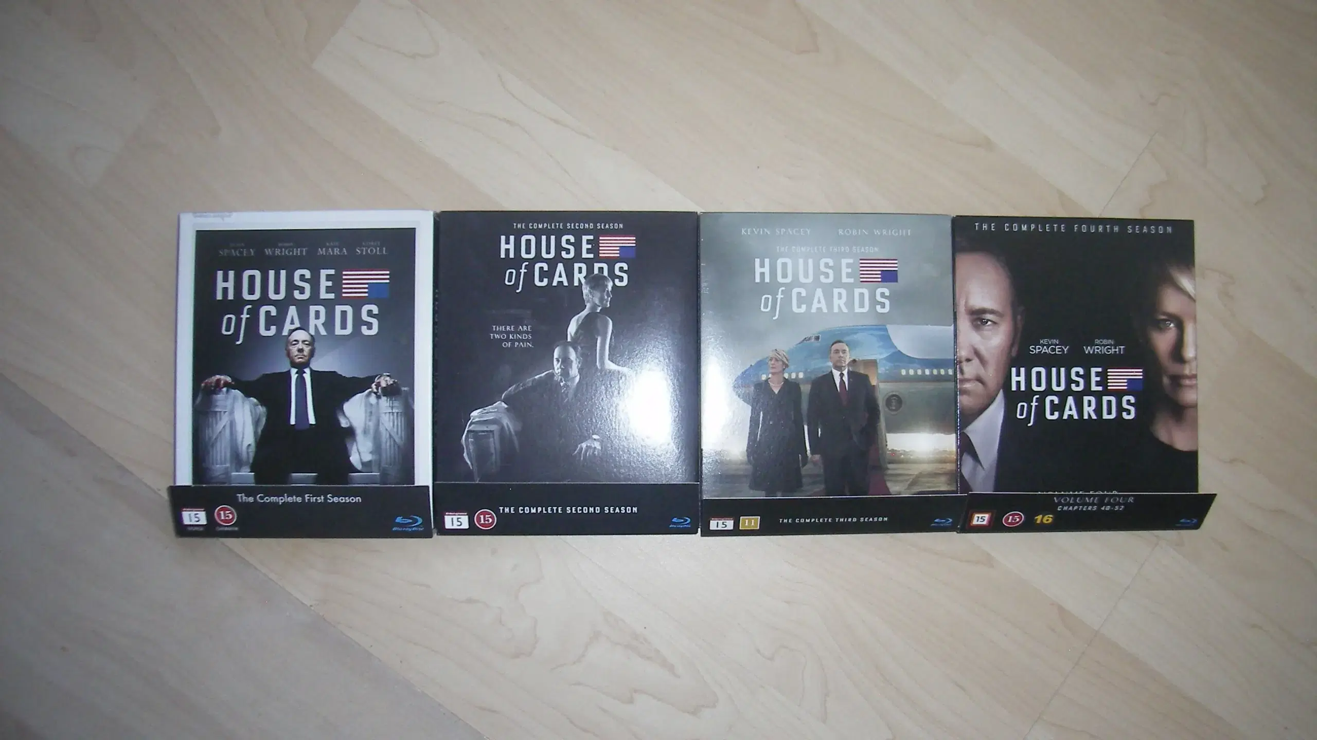 House of Cards - sæson 1-4 - Blu-Ray