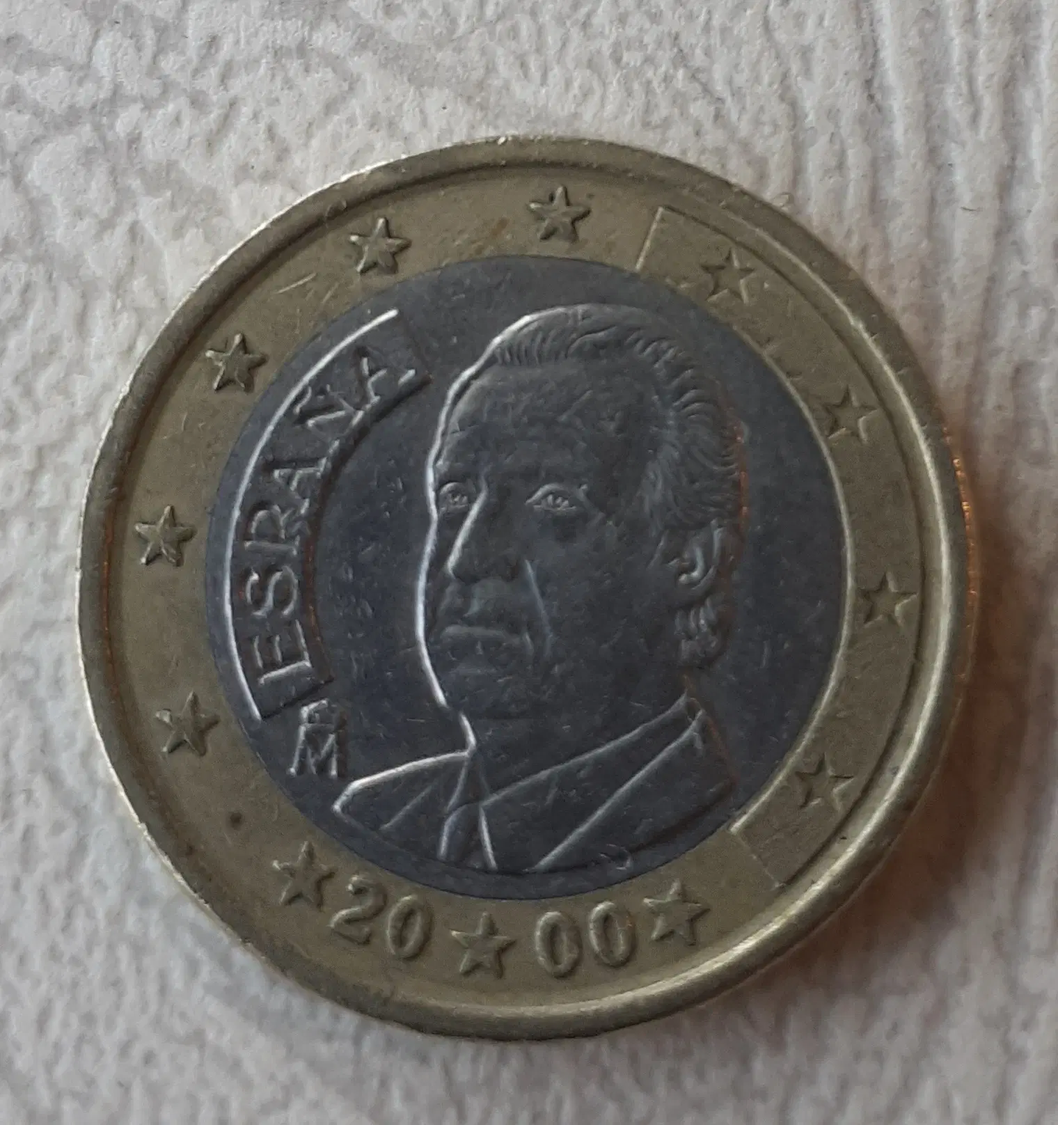 Espana 2000 - 1 EURO - Kong Juan Carlos