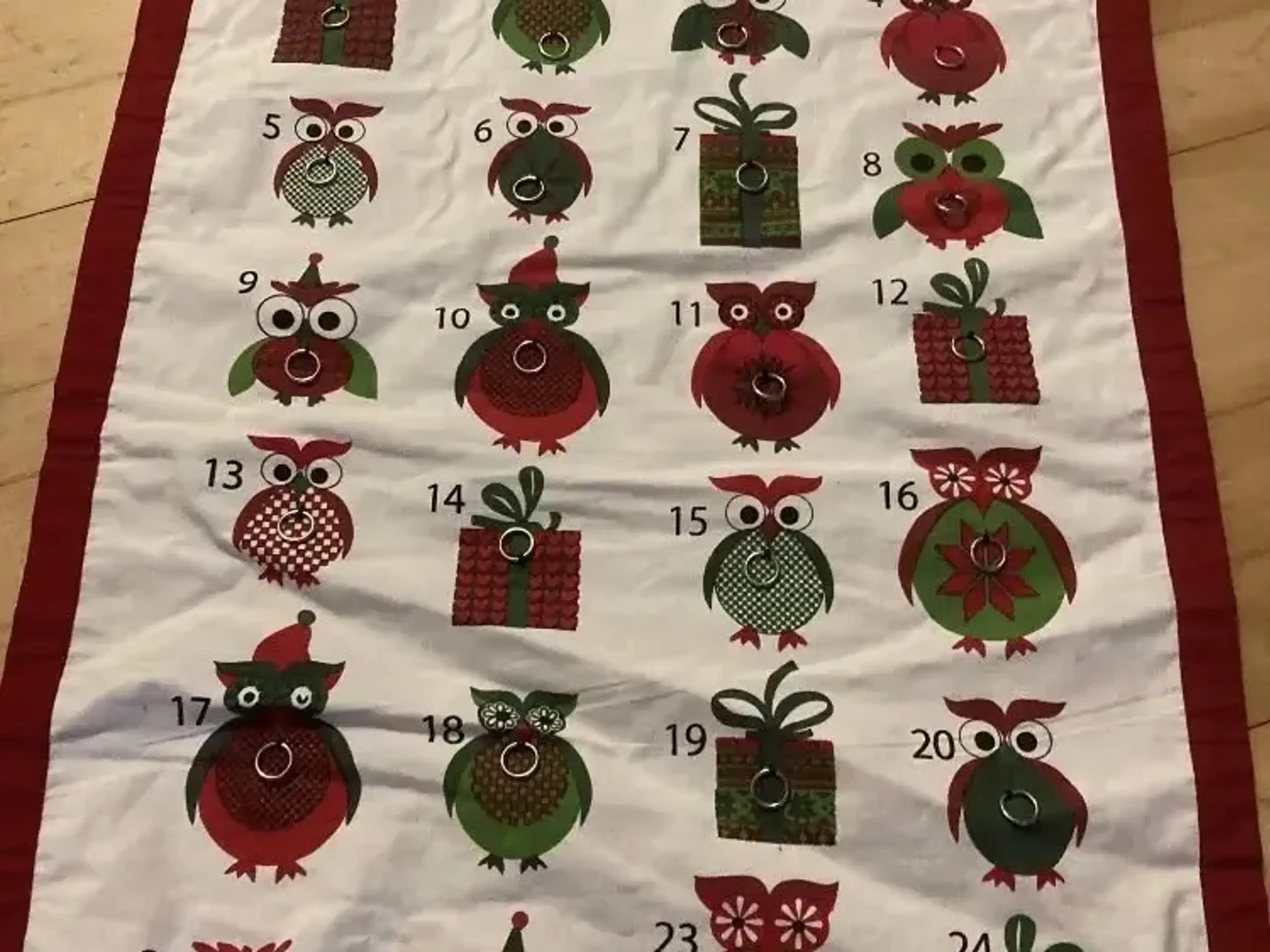 Julekalender pakkekalender med ugler