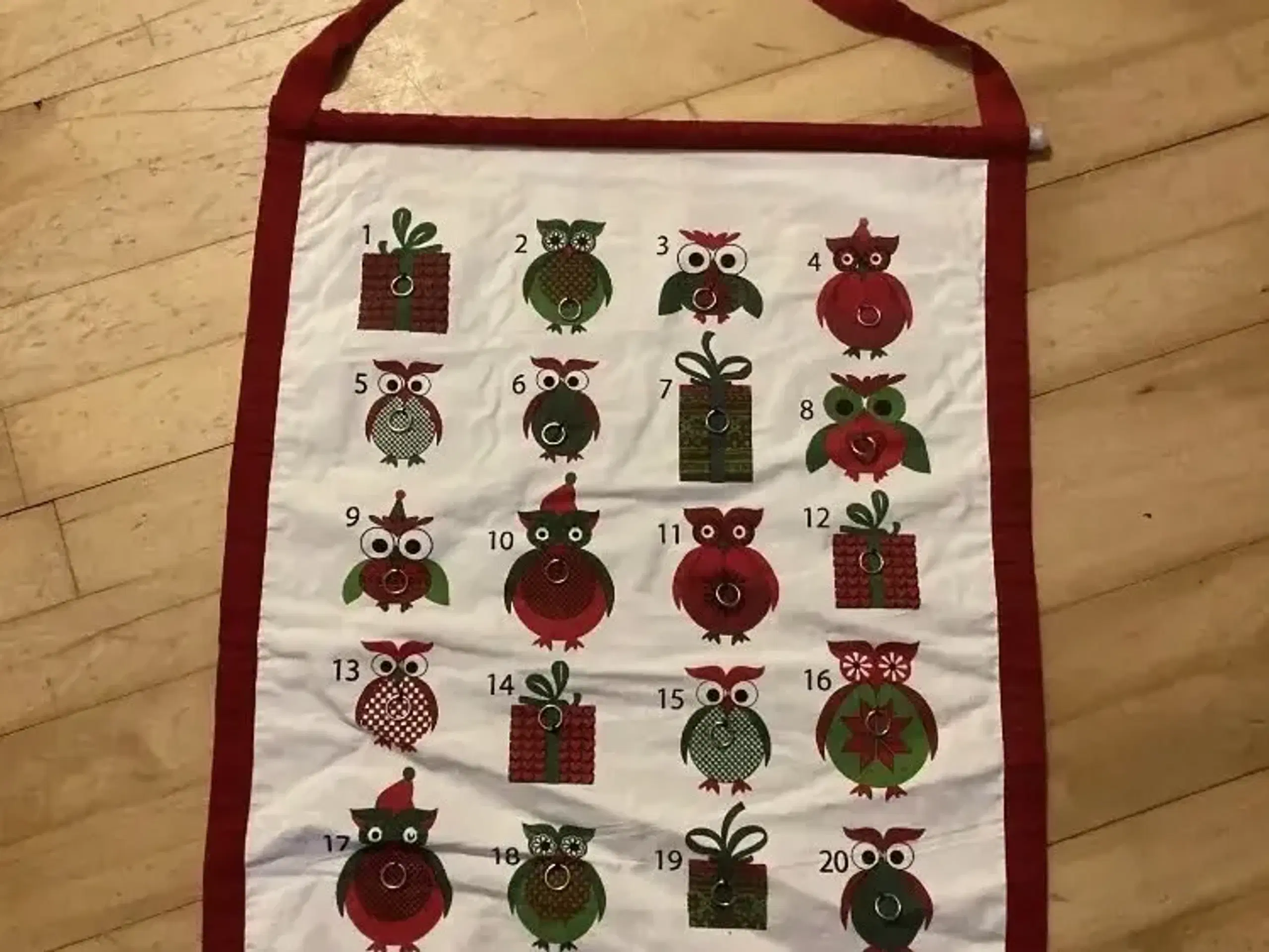 Julekalender pakkekalender med ugler