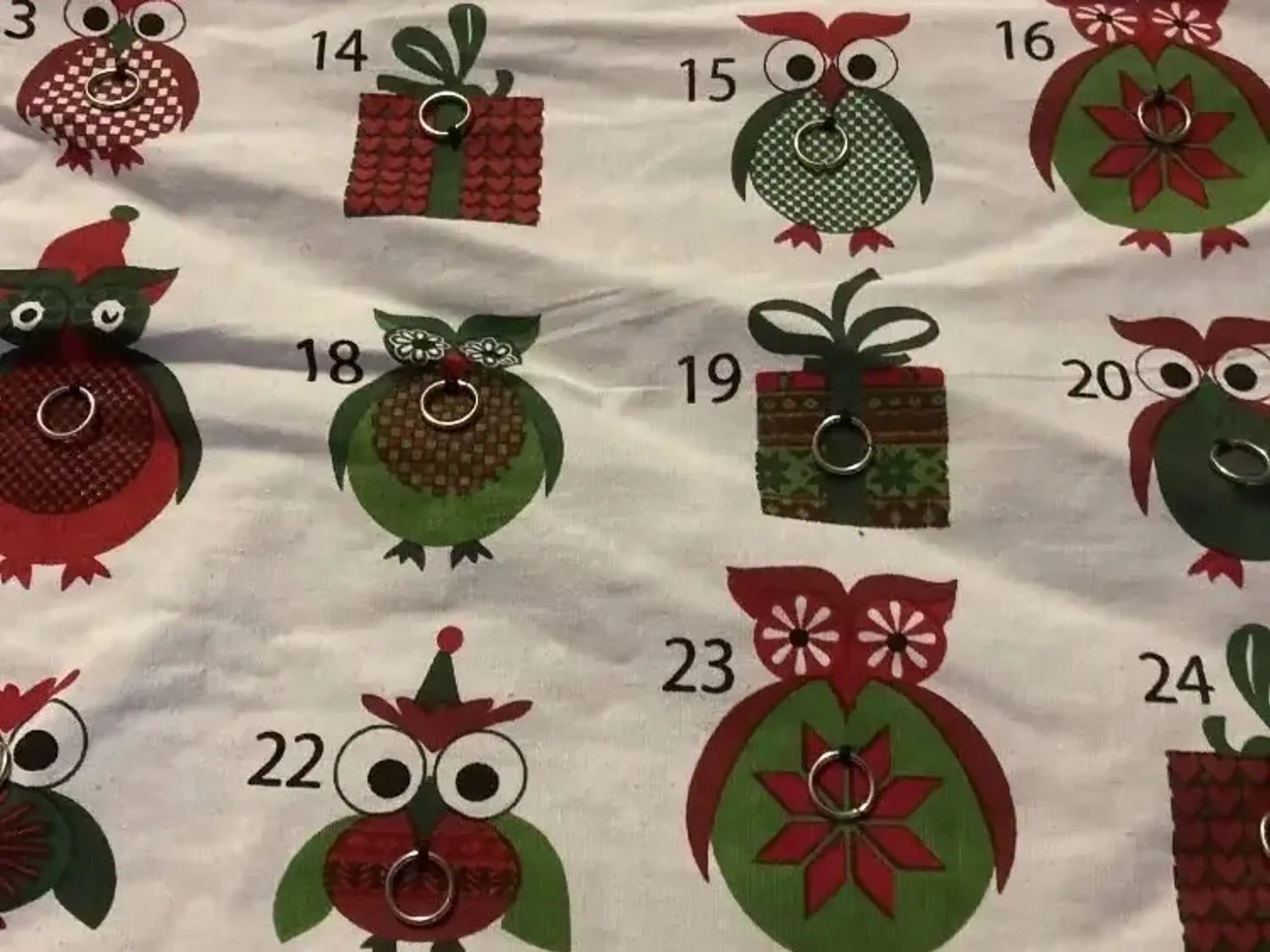 Julekalender pakkekalender med ugler