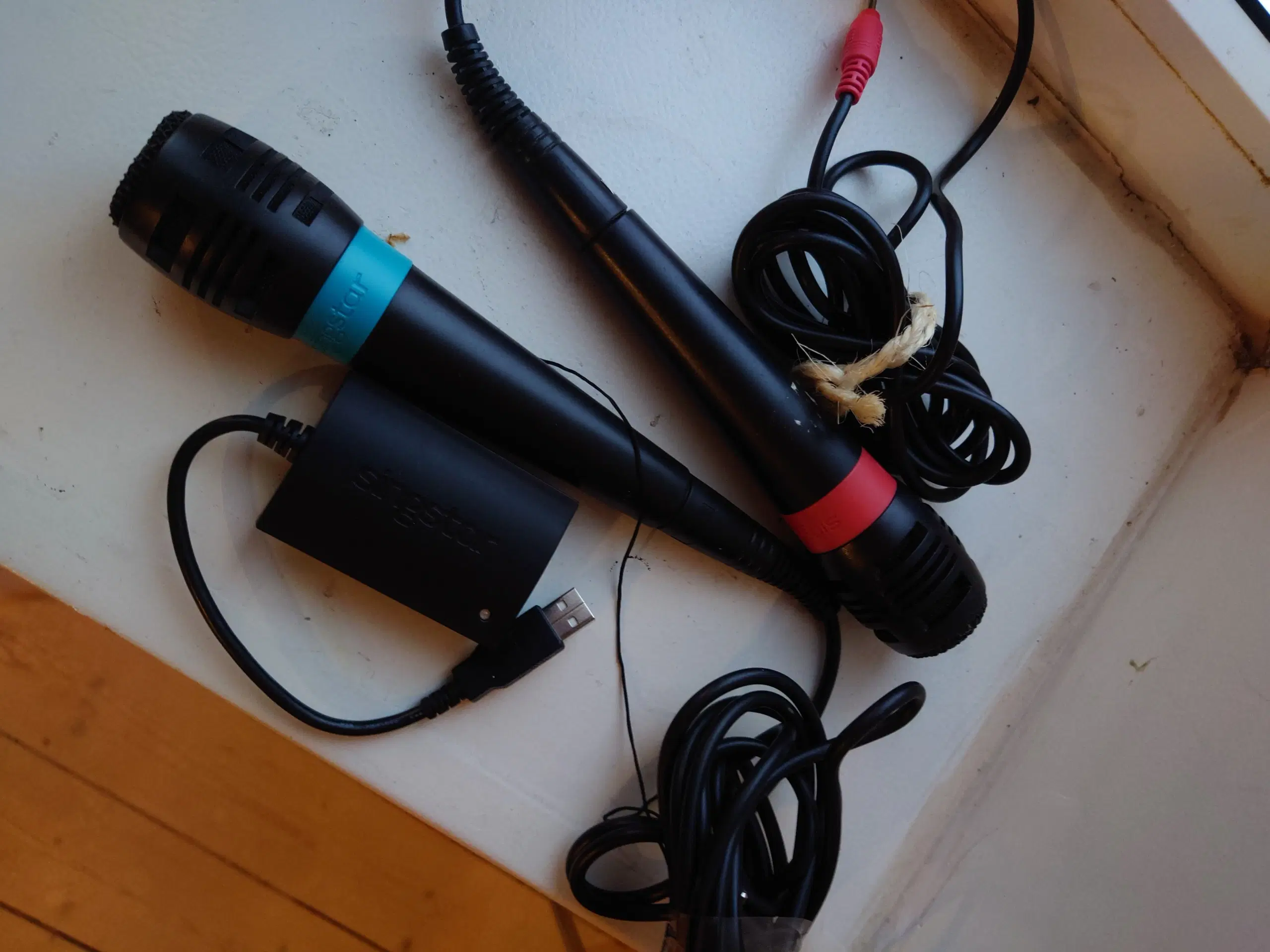 Singstar mikrofoner med converter