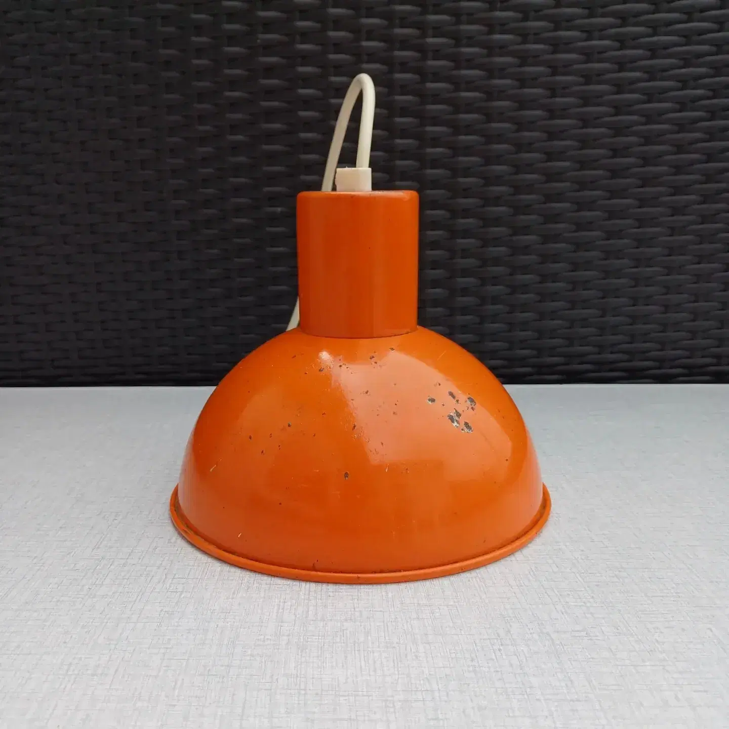 Orange retro loftslampe