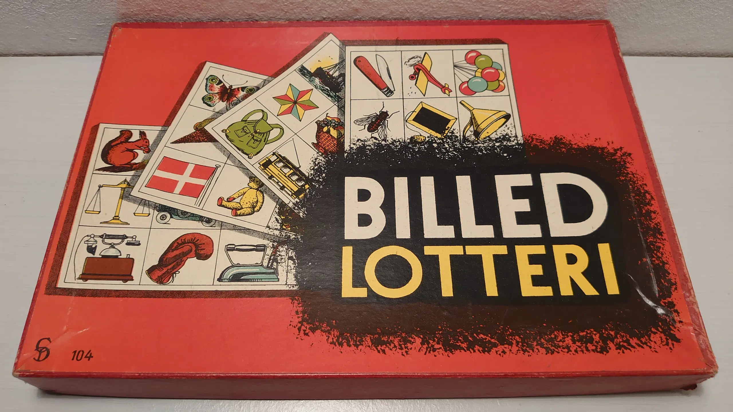 Drechsler billedlotteri 104 fra 1950´erne Komplet