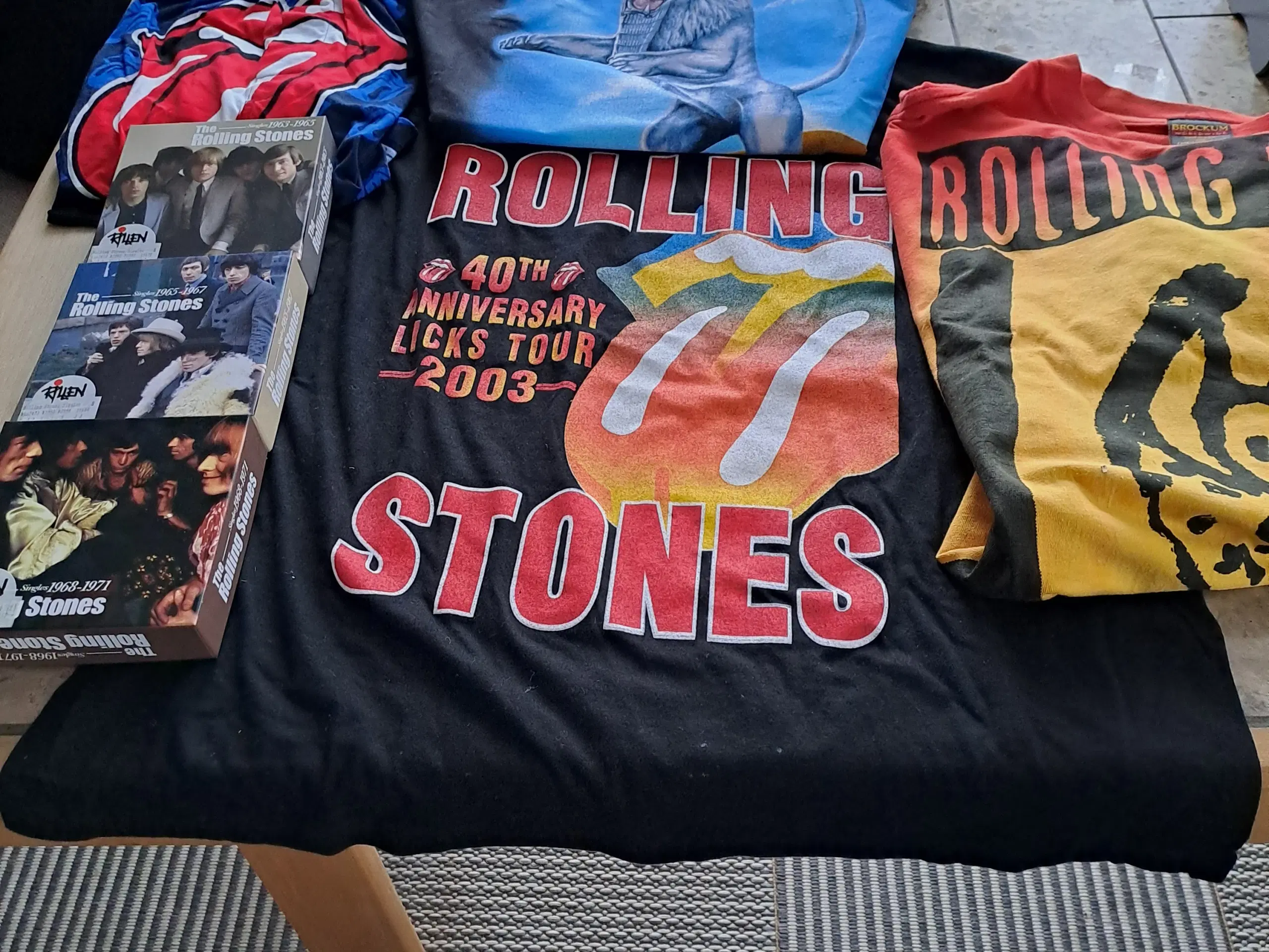 Rolling Stones T-shirt og cd boxer