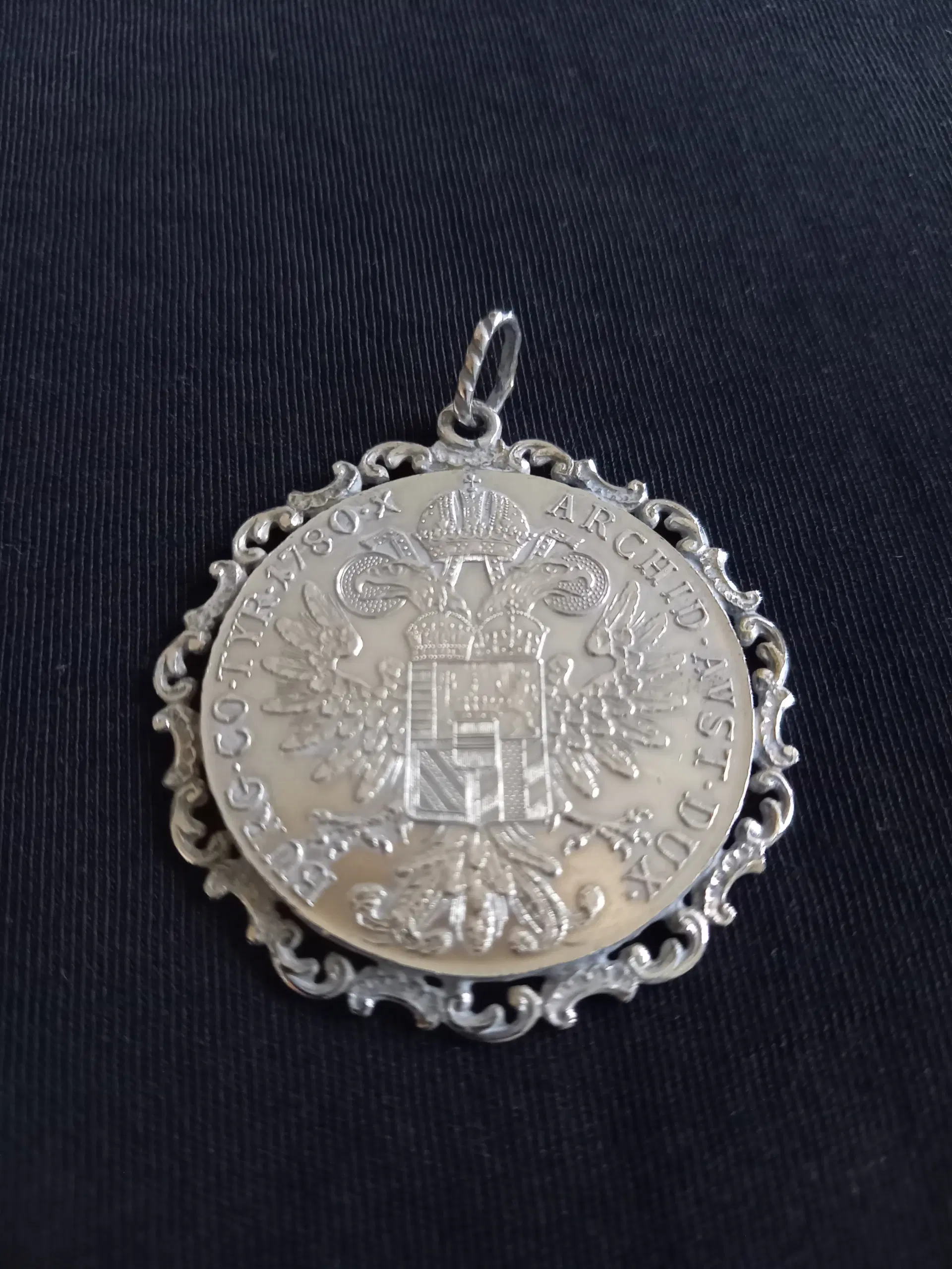 Maria Theresia sølv mønt/smykke