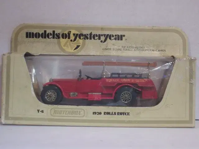 Matchbox biler - Rolls Royce Fire Engine