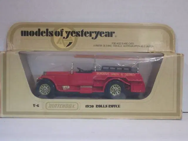 Matchbox biler - Rolls Royce Fire Engine