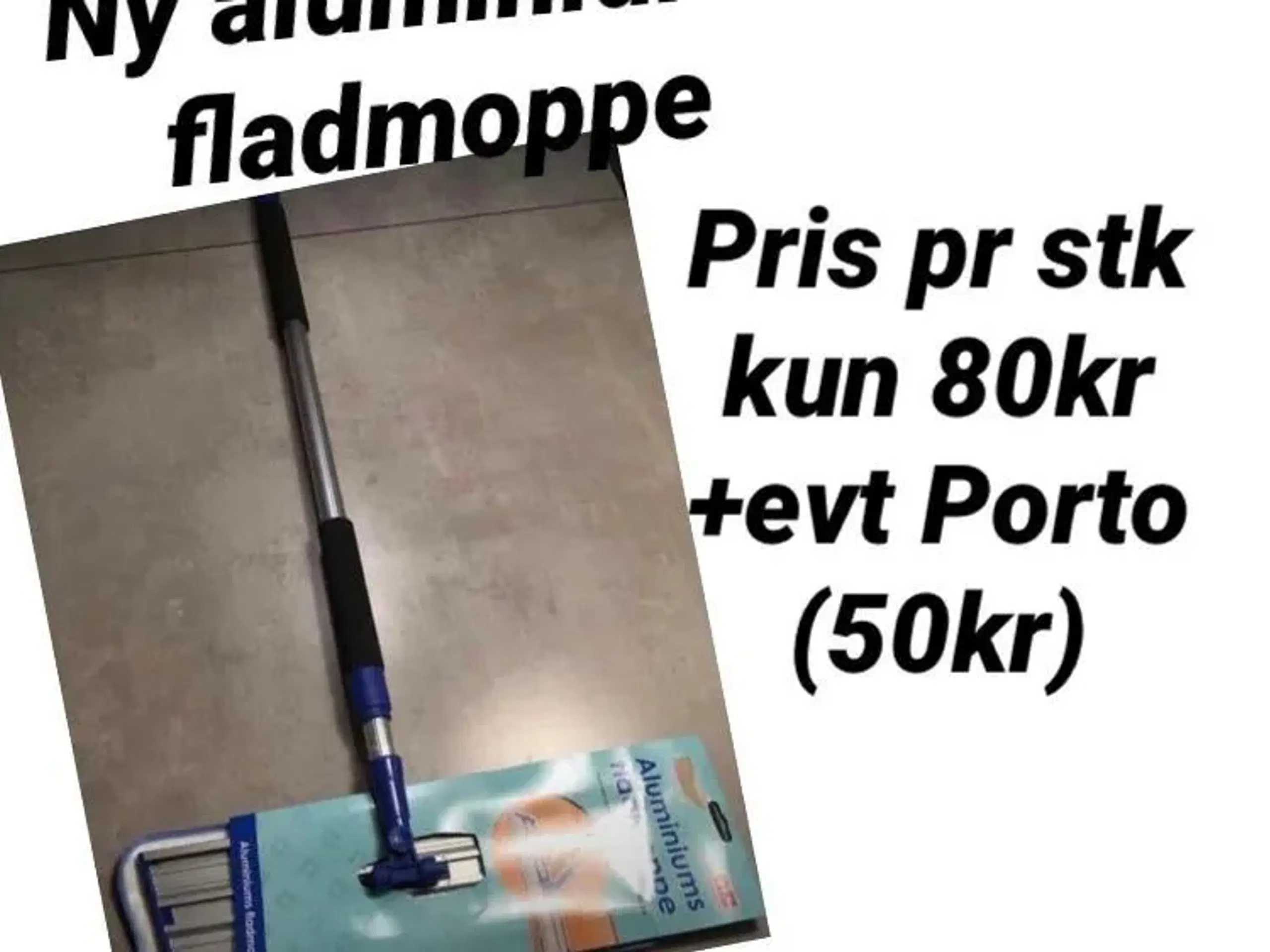 Ny aluminiums fladmoppe