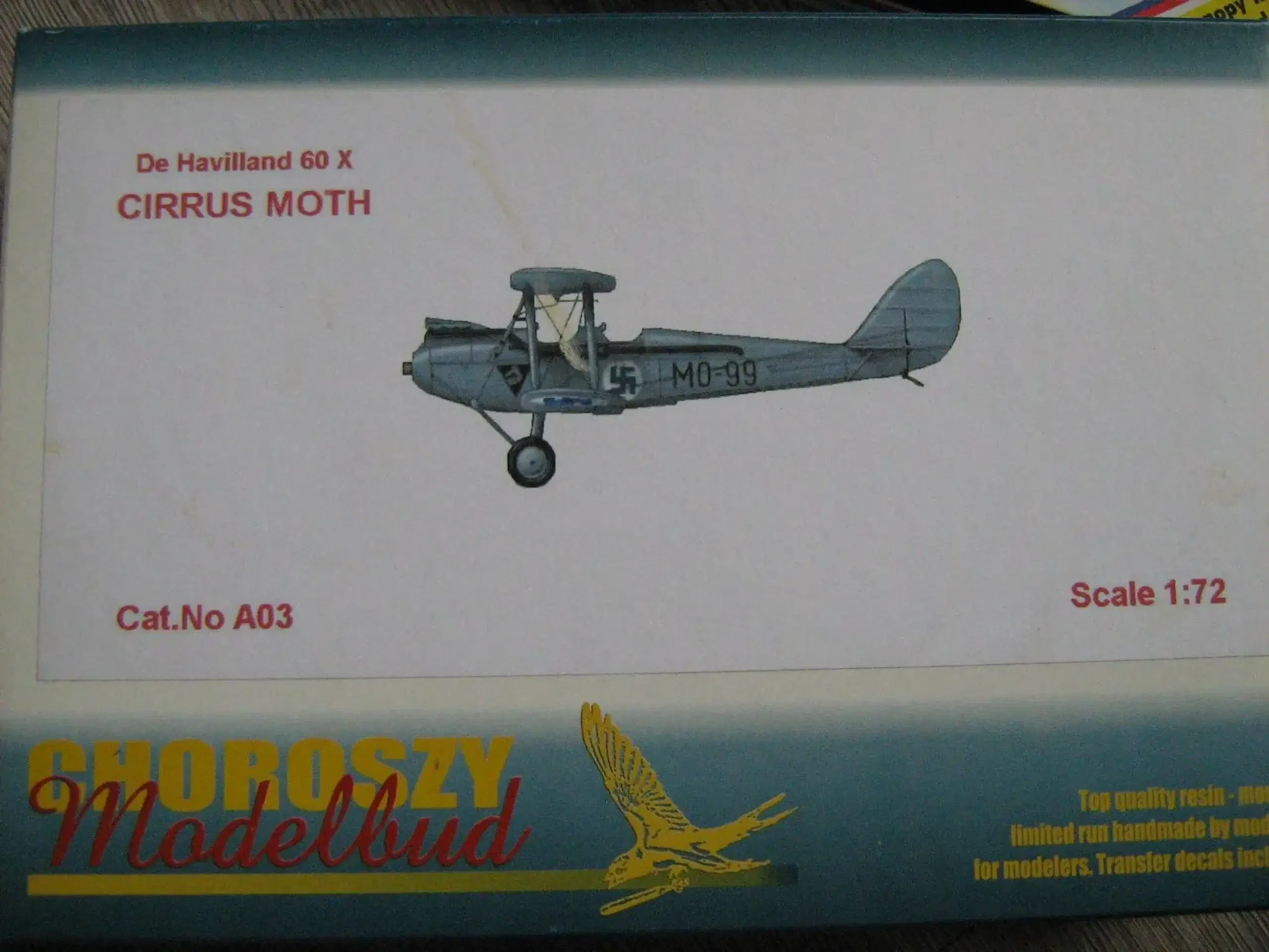 DH Cirrus Moth fra Choroszy skala 1/72