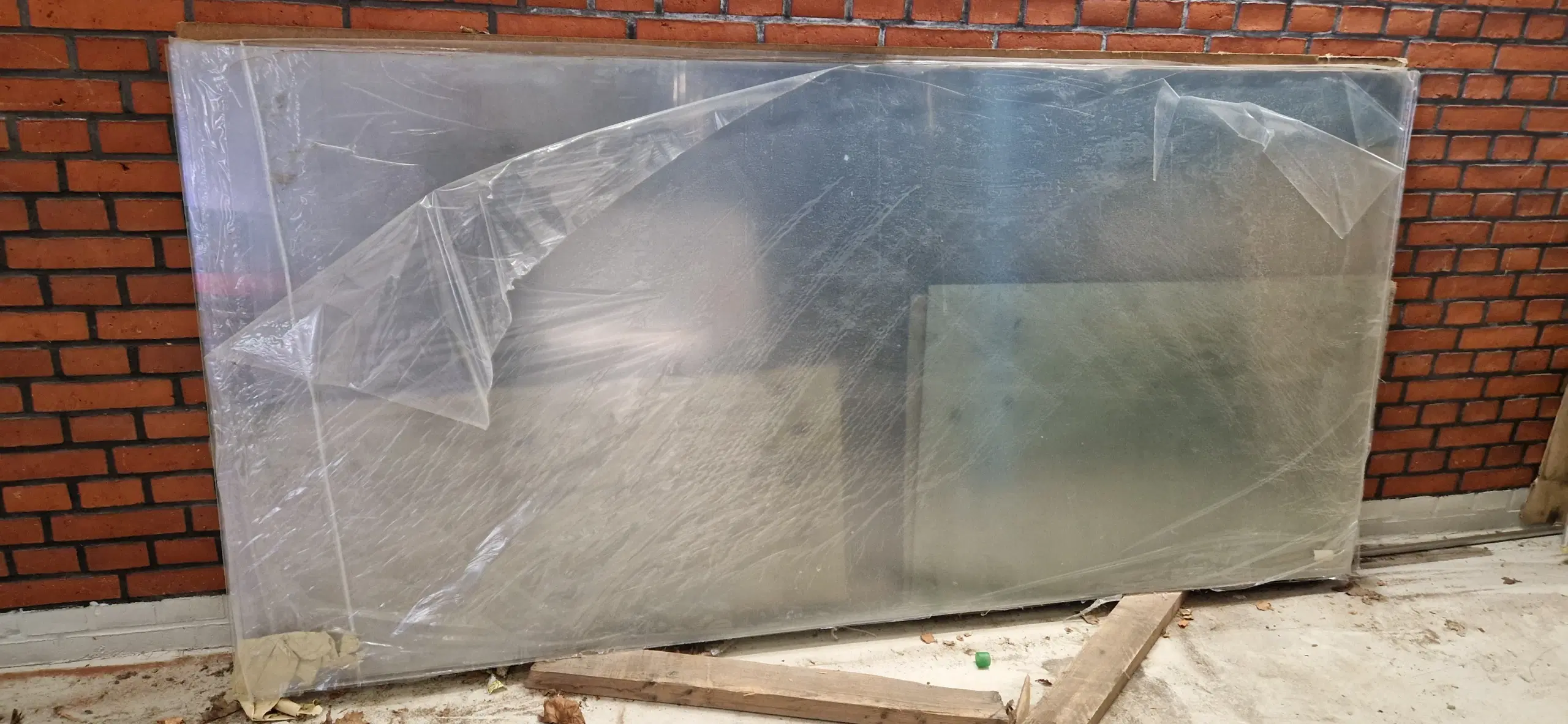 Hærdet glas 4 mm x 1200 mm x 2400 mm