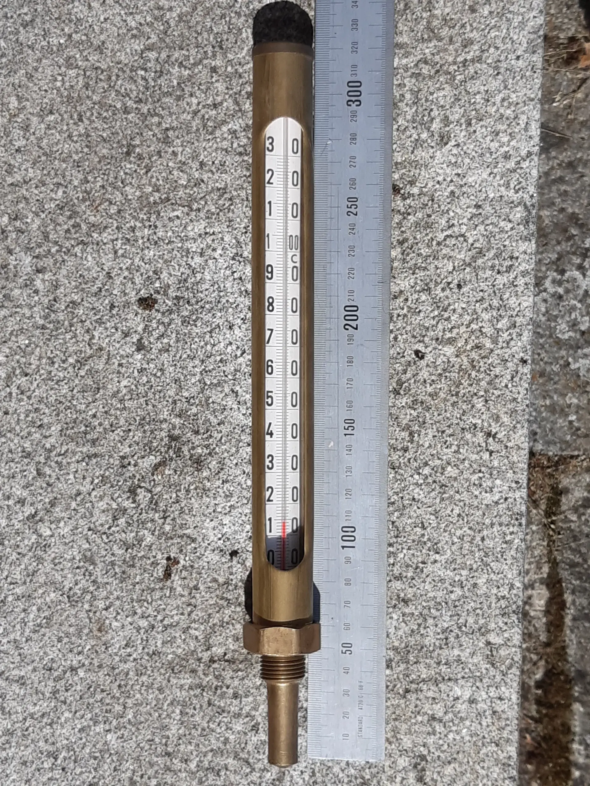 Termometer 1/2"  320mm Lang