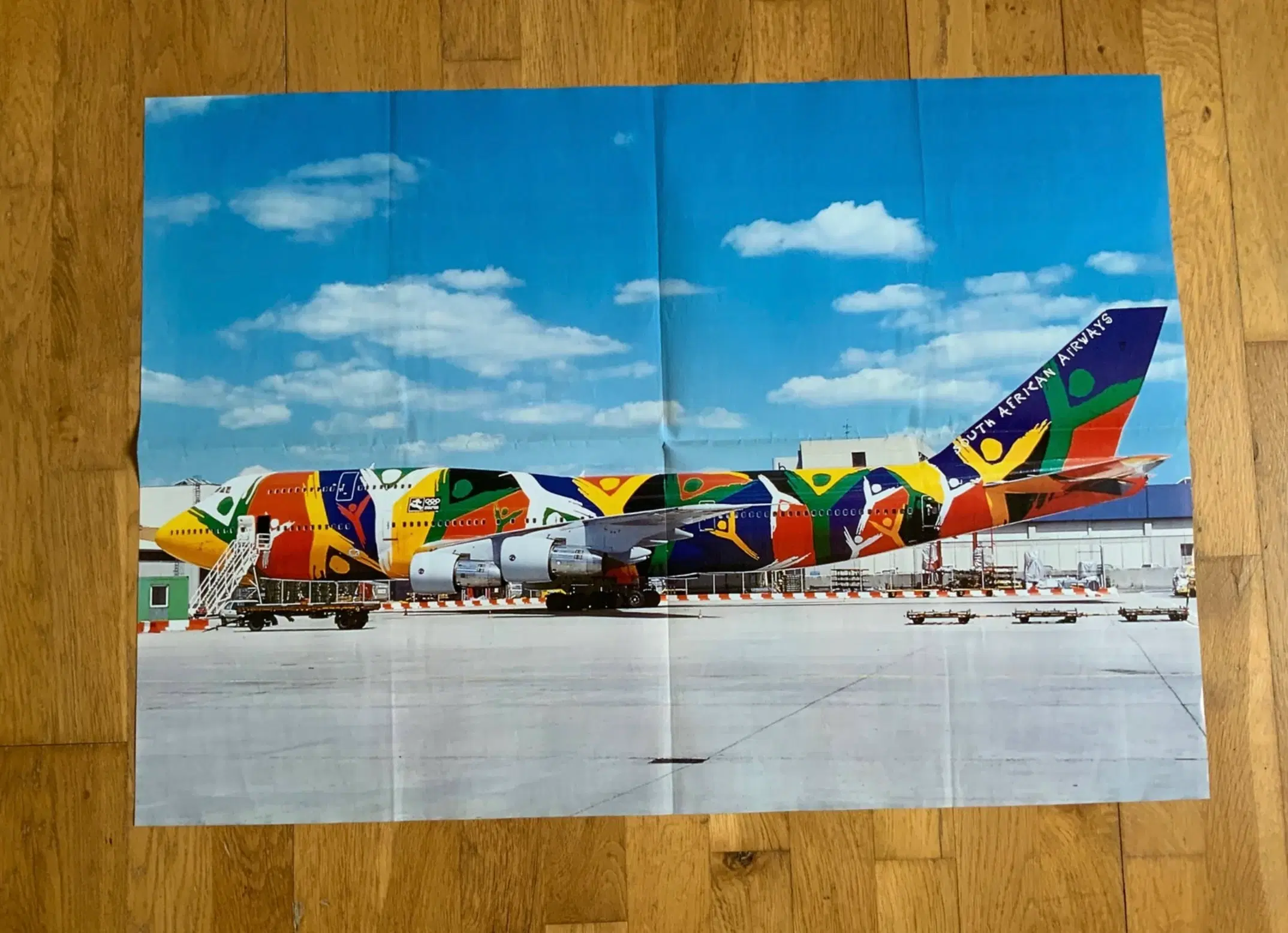 Plakat South African Airways Frankfurt Airport