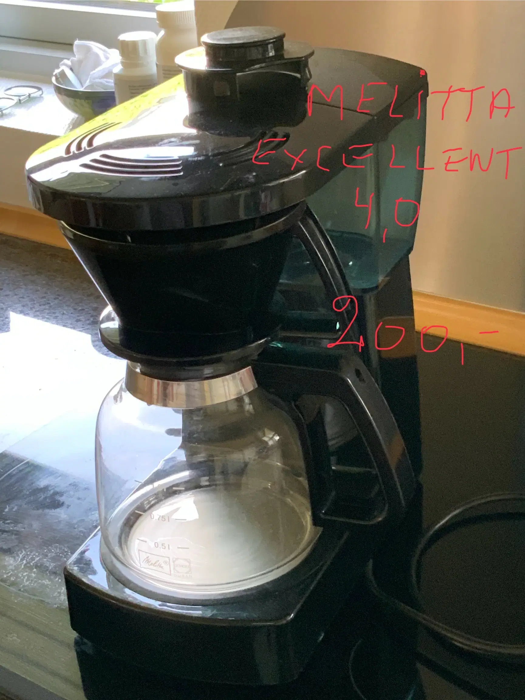 Kaffemaskine Melitta Exelent 40  elkedel