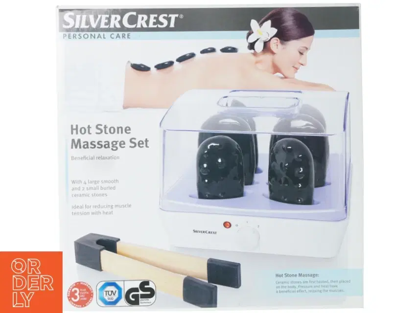 Hotstone massage sæt fra Silver Crest (str 30 x 17 x 29 cm)