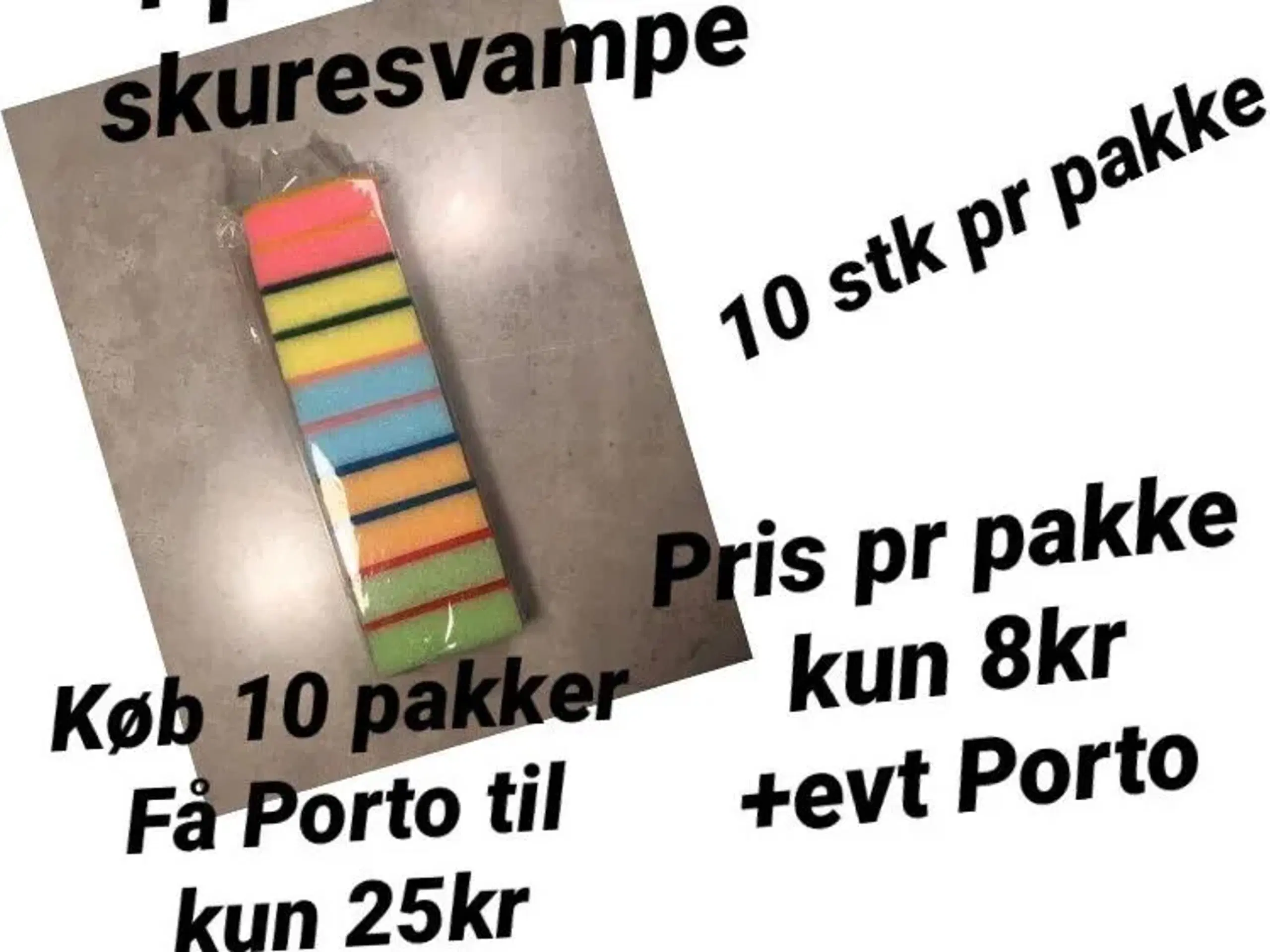 1 pakke opvaskesvampe